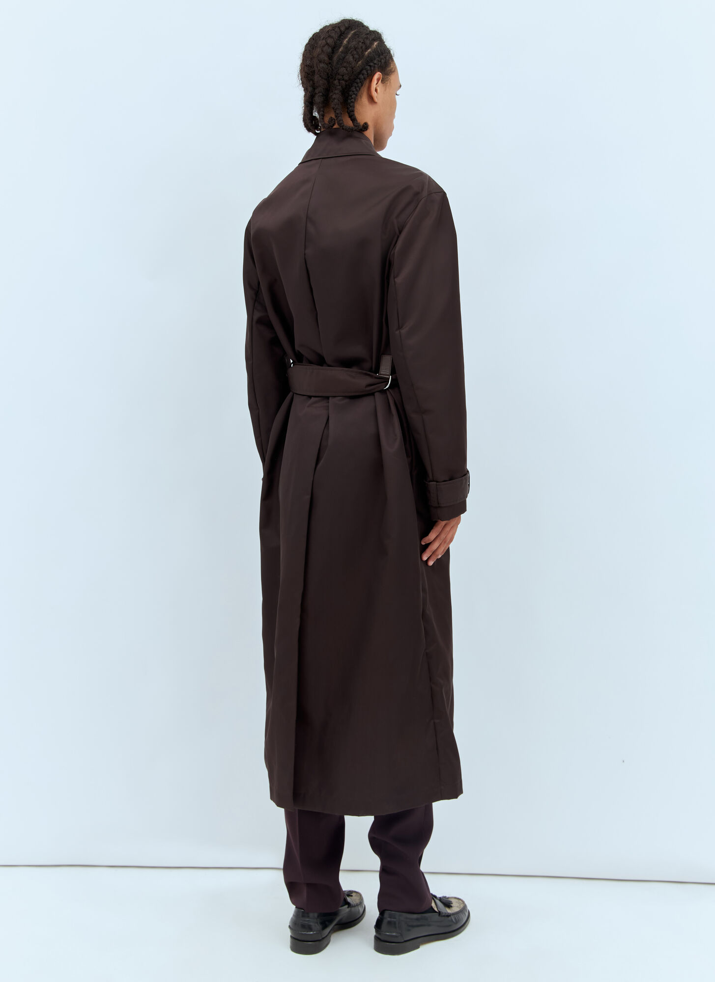  Gucci Gucci Gabardine Coat - Mann Mäntel Brown It - 48 