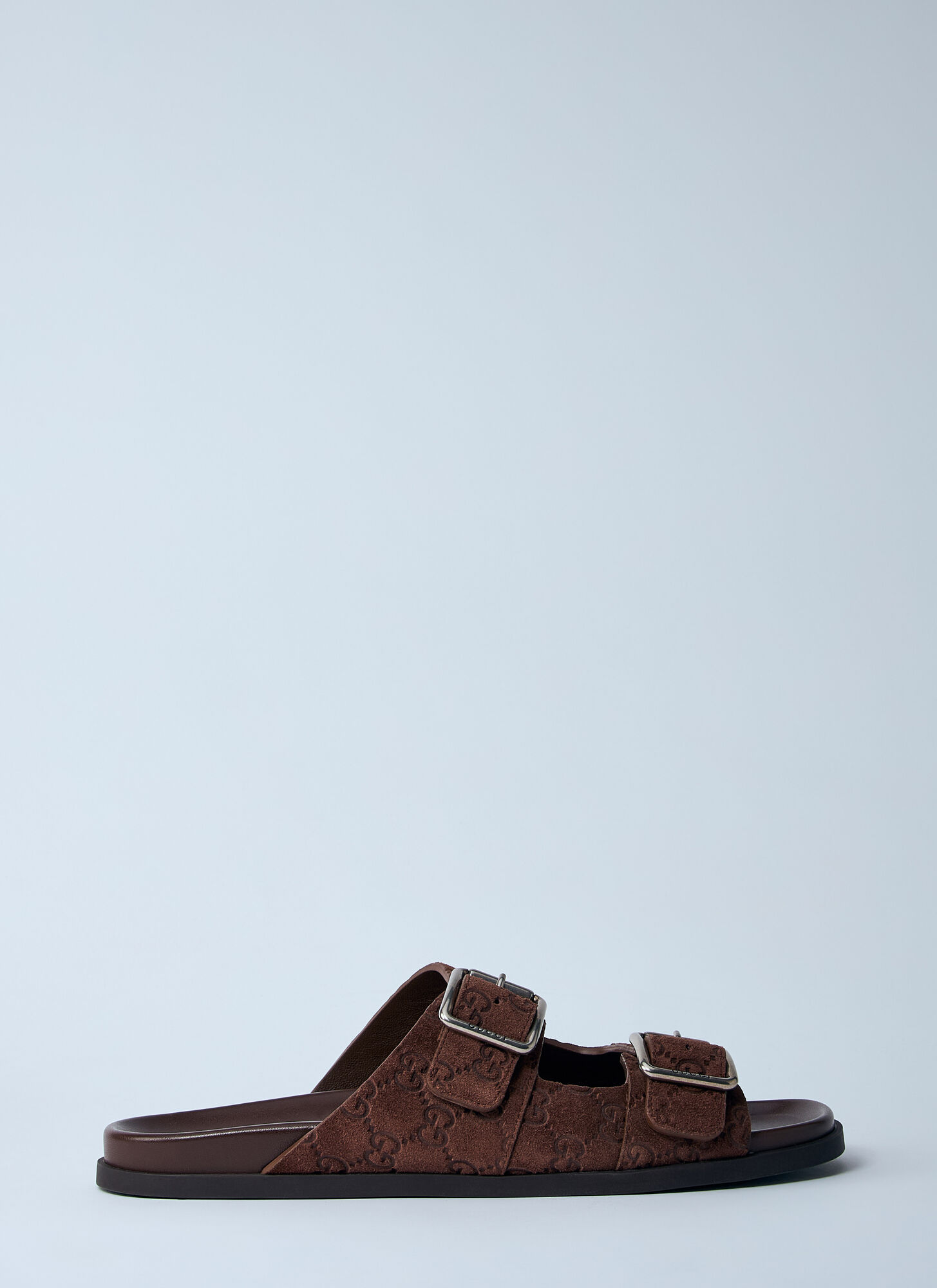 Gucci Gg Slide Sandals In Brown