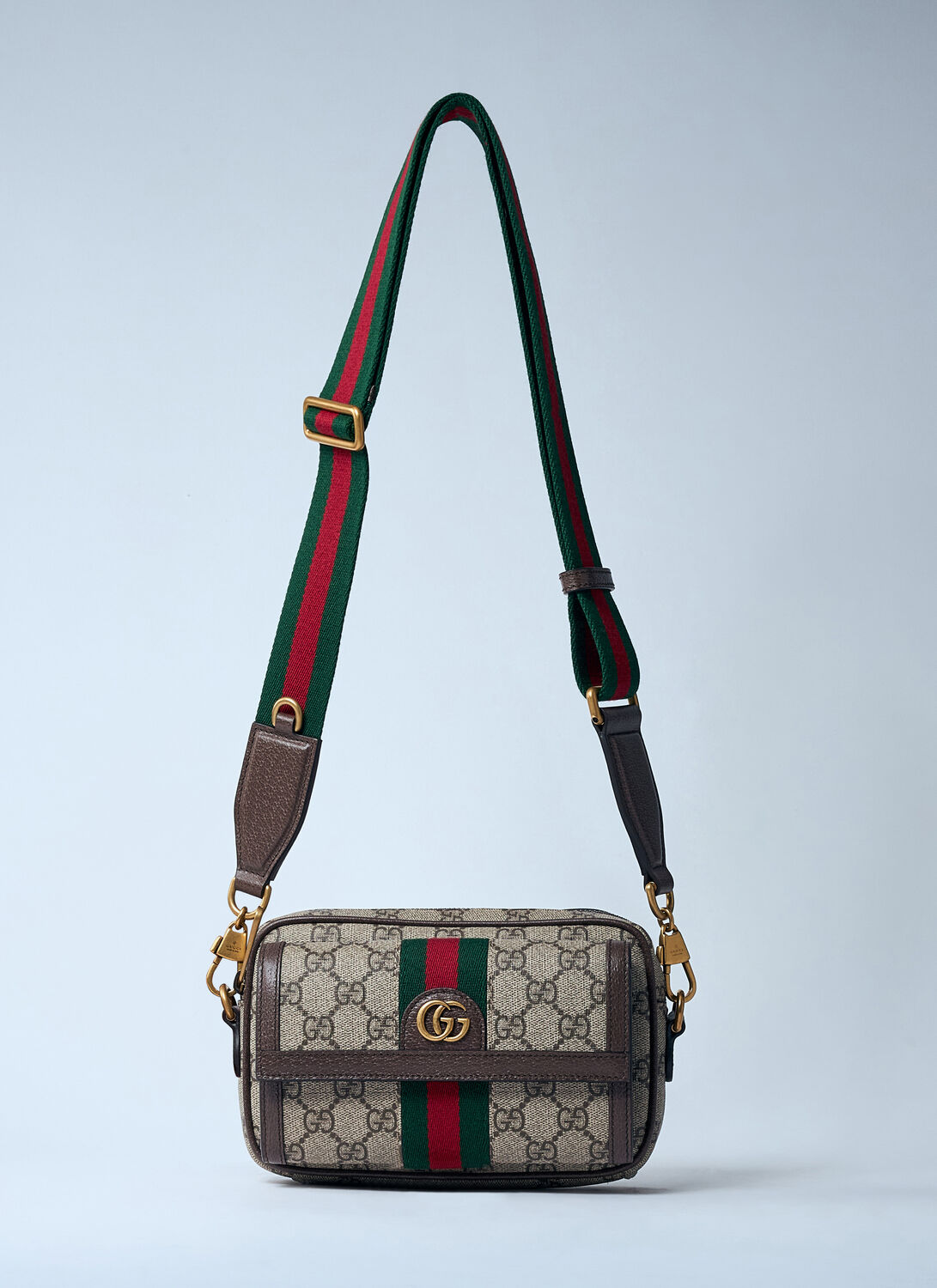 Gucci Ophidia Mini Crossbody Bag - Man Crossbody Bags Beige One Size