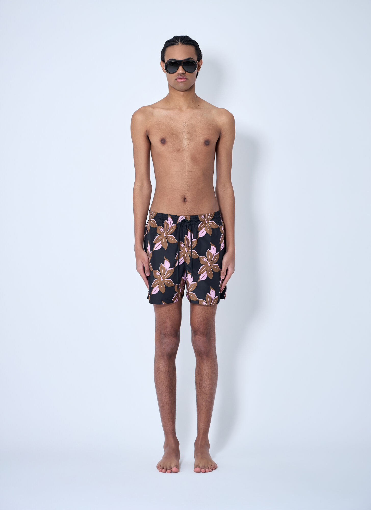  Gucci Gucci Printed Poplin Swim Shorts - Mann Bademode Brown Eu - 50 