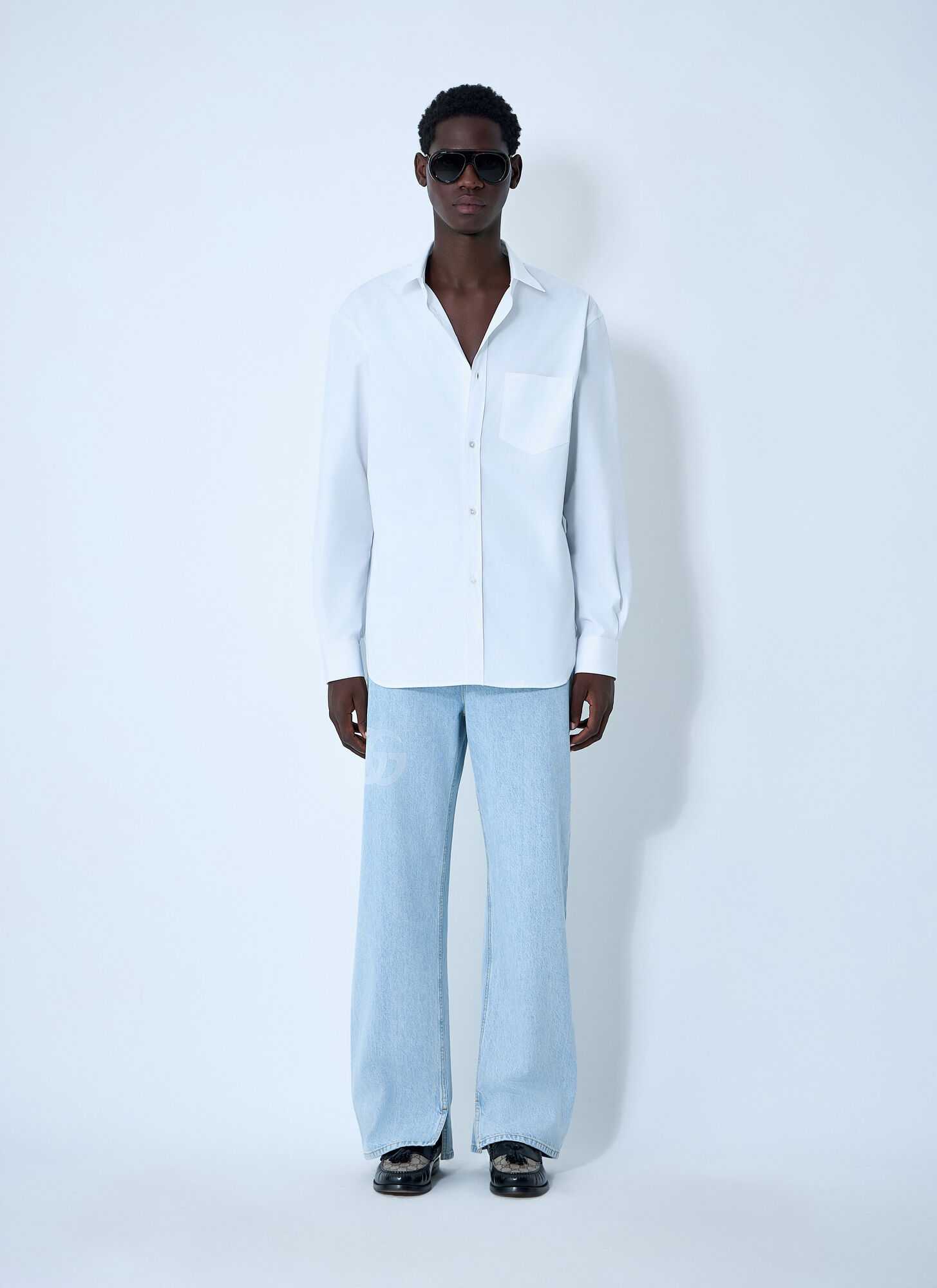  Gucci Gucci Button-down Shirt - Mann Hemden White 15 