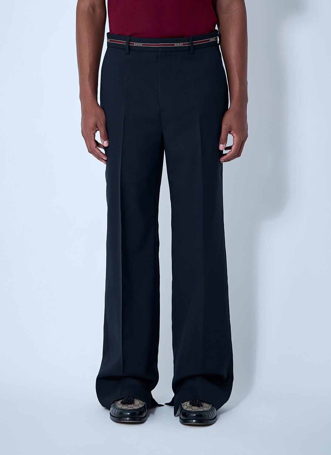 Gucci Tailored Wool Pants - Man Pants Navy Eu - 50
