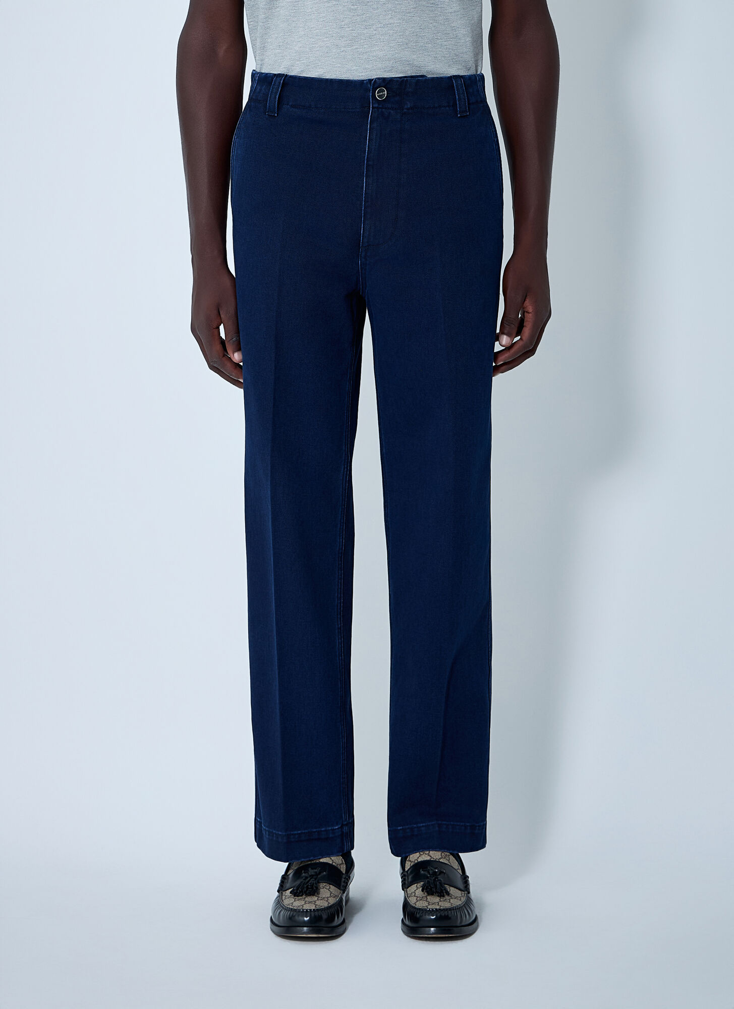 GUCCI Gucci Five-pocket Jeans - Man Jeans Navy Eu - 46　グッチ 5 ポケット ジーンズ - マン ジーンズ ネイビー EU - 46
