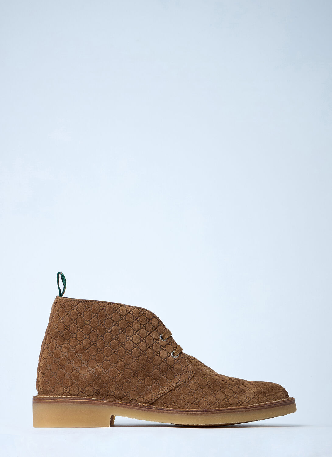 Gucci Gg Suede Boots – Man Lace Ups Brown Uk – 09
