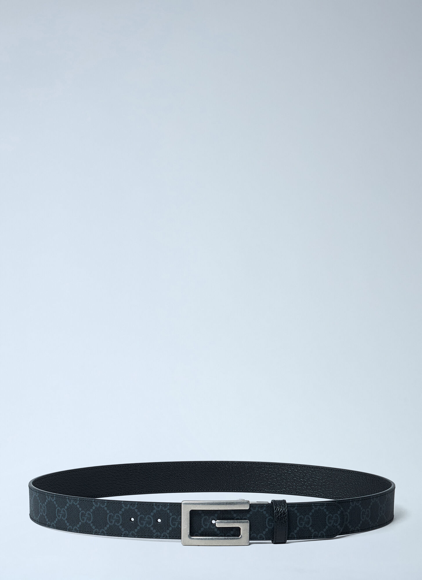  Gucci Gucci Interlocking G Leather Belt - Mann Gürtel Black 80 