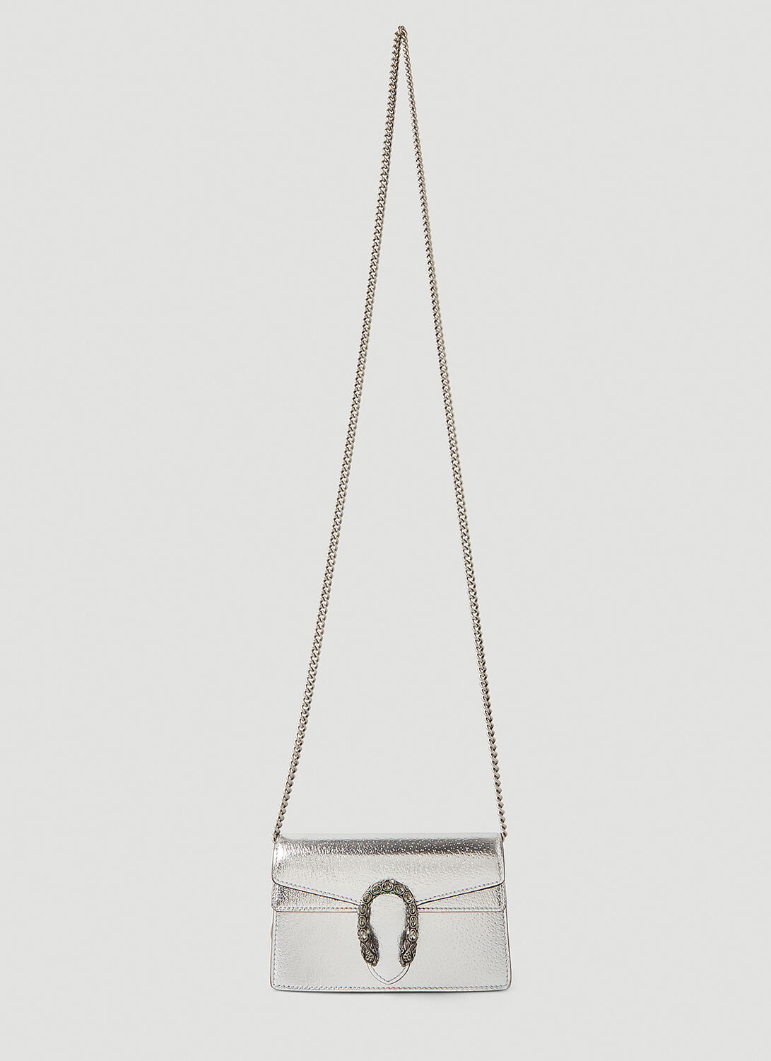 Gucci Dionysus Mini Shoulder Bag - Woman Shoulder Bags Silver One Size