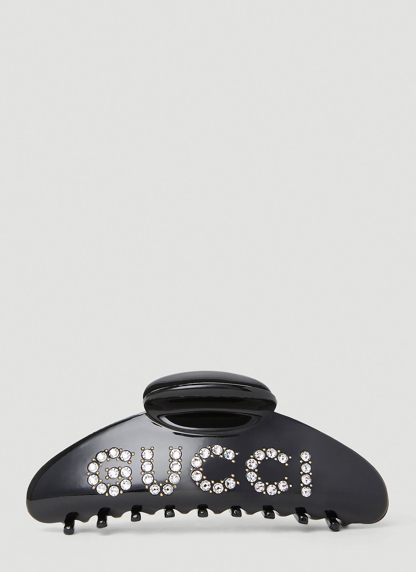 Gucci Embellished Hair Clip In Black