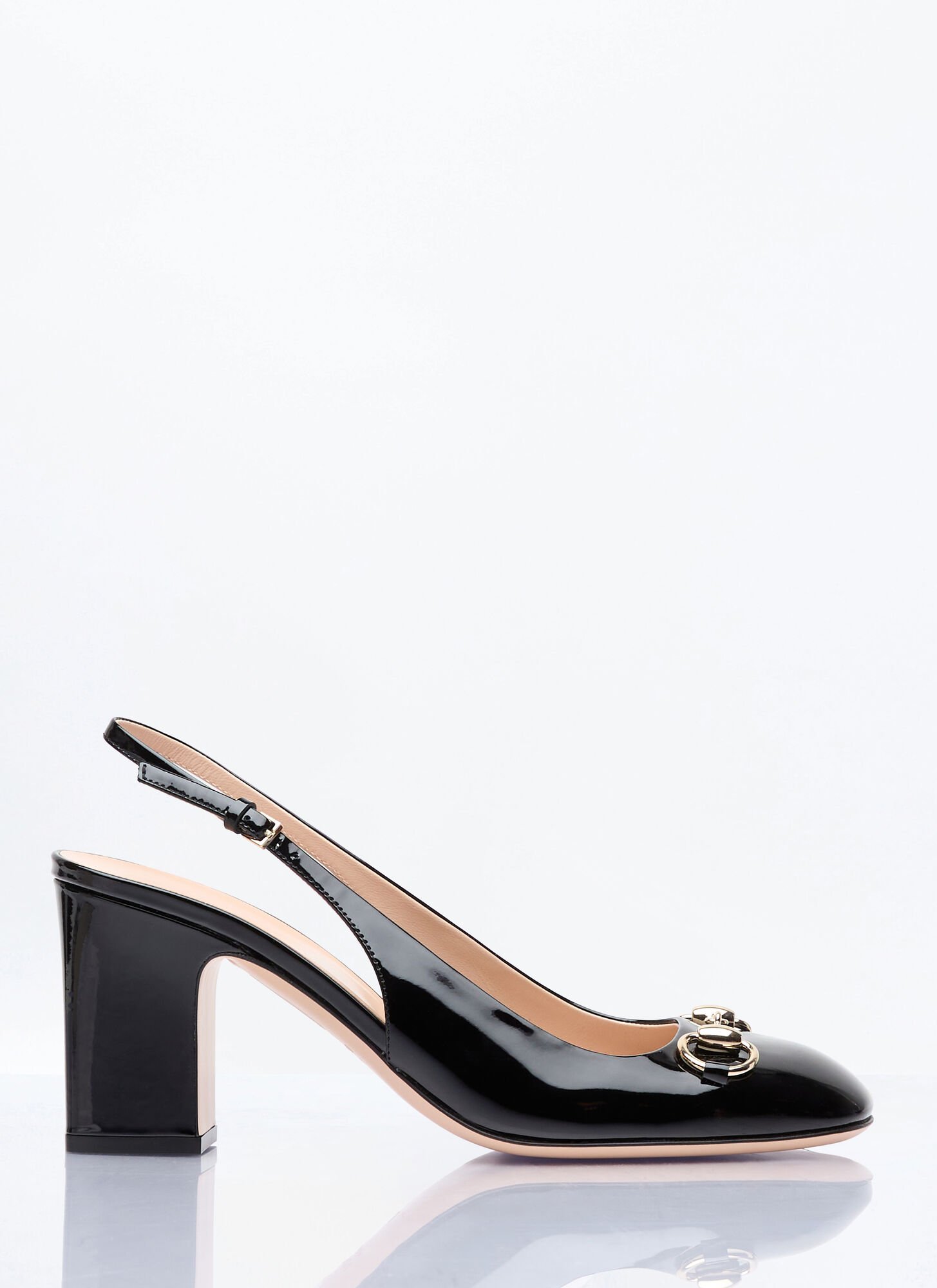 Gucci Women Horsebit Pumps In Black