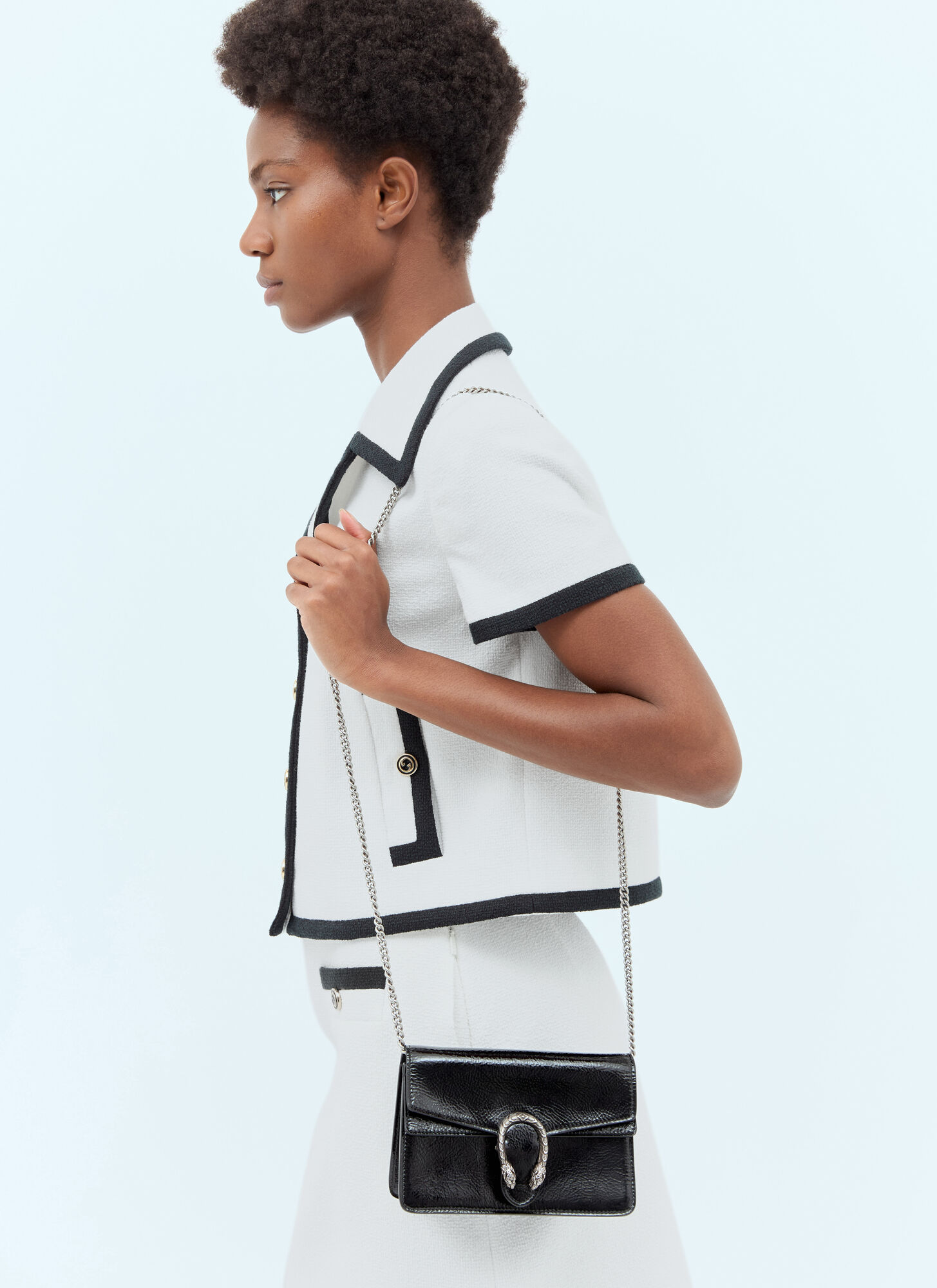 Gucci Dionysus Mini Shoulder Bag In Black