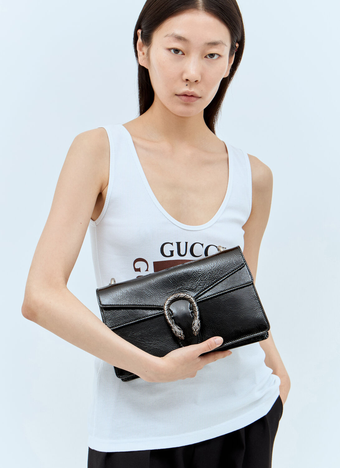 Gucci Dionysus Small Shoulder Bag - Woman Shoulder Bags Black One Size