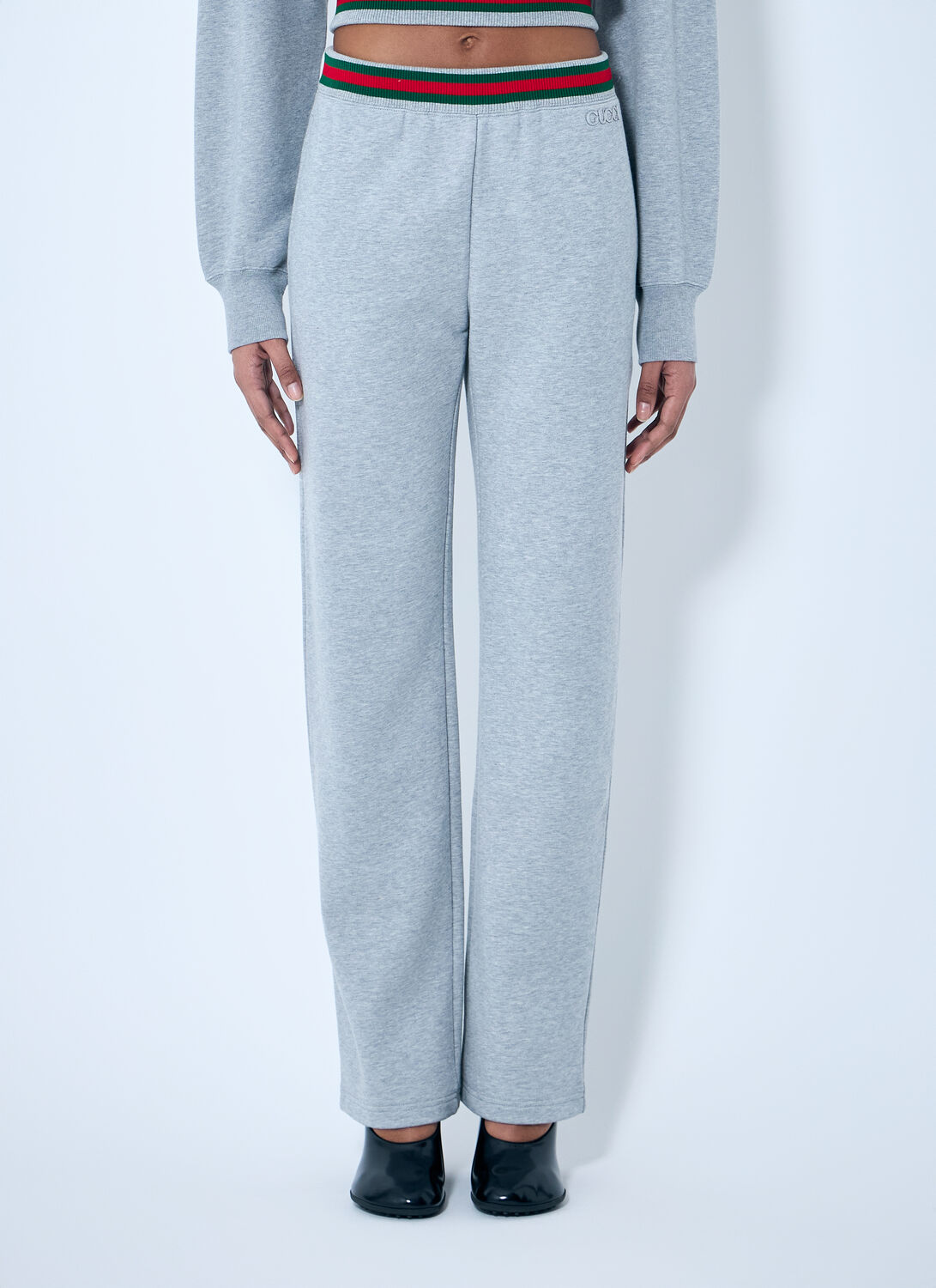 GUCCI COTTON JERSEY TRACK PANTS