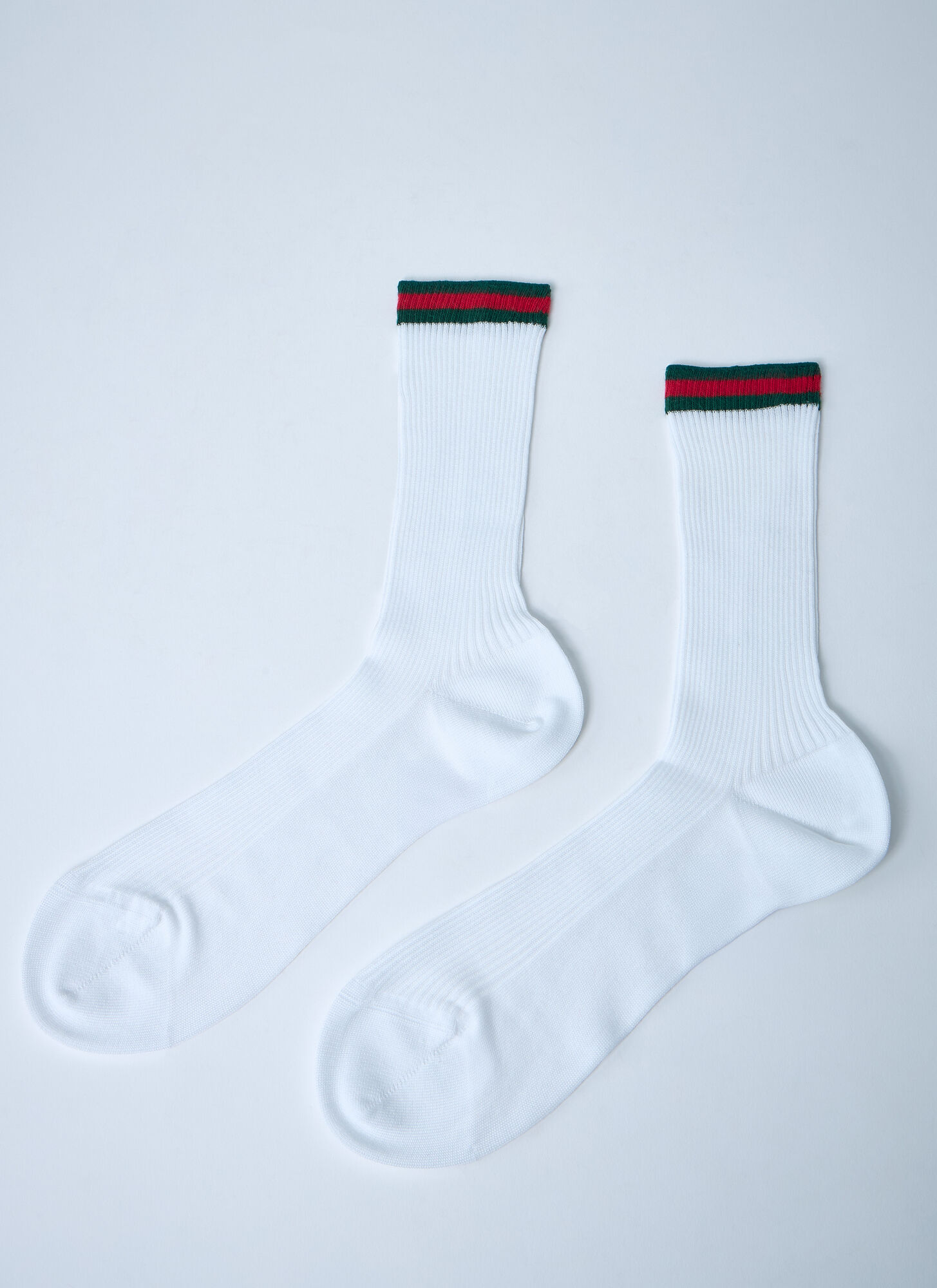  Gucci Gucci Web Socks - Frau Socken White S 