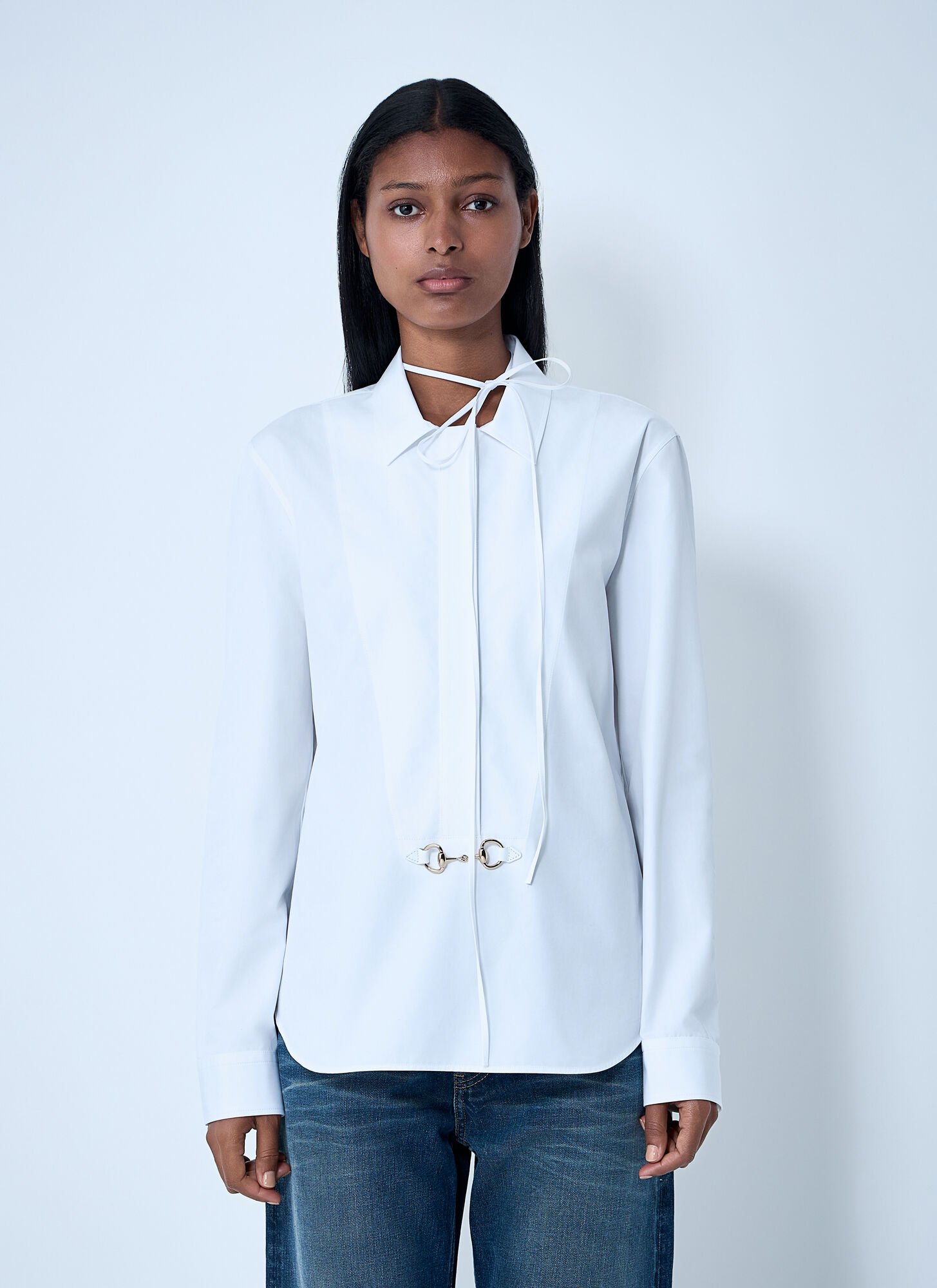 Gucci Button-down Horsebit Shirt
