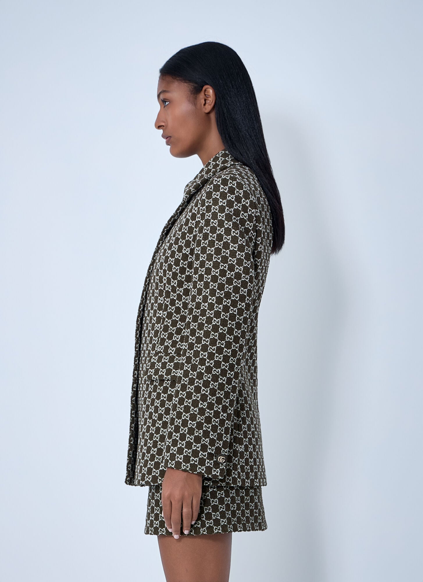  Gucci Gucci Gg Bouclé Jacket - Frau Jacken Green It - 40 