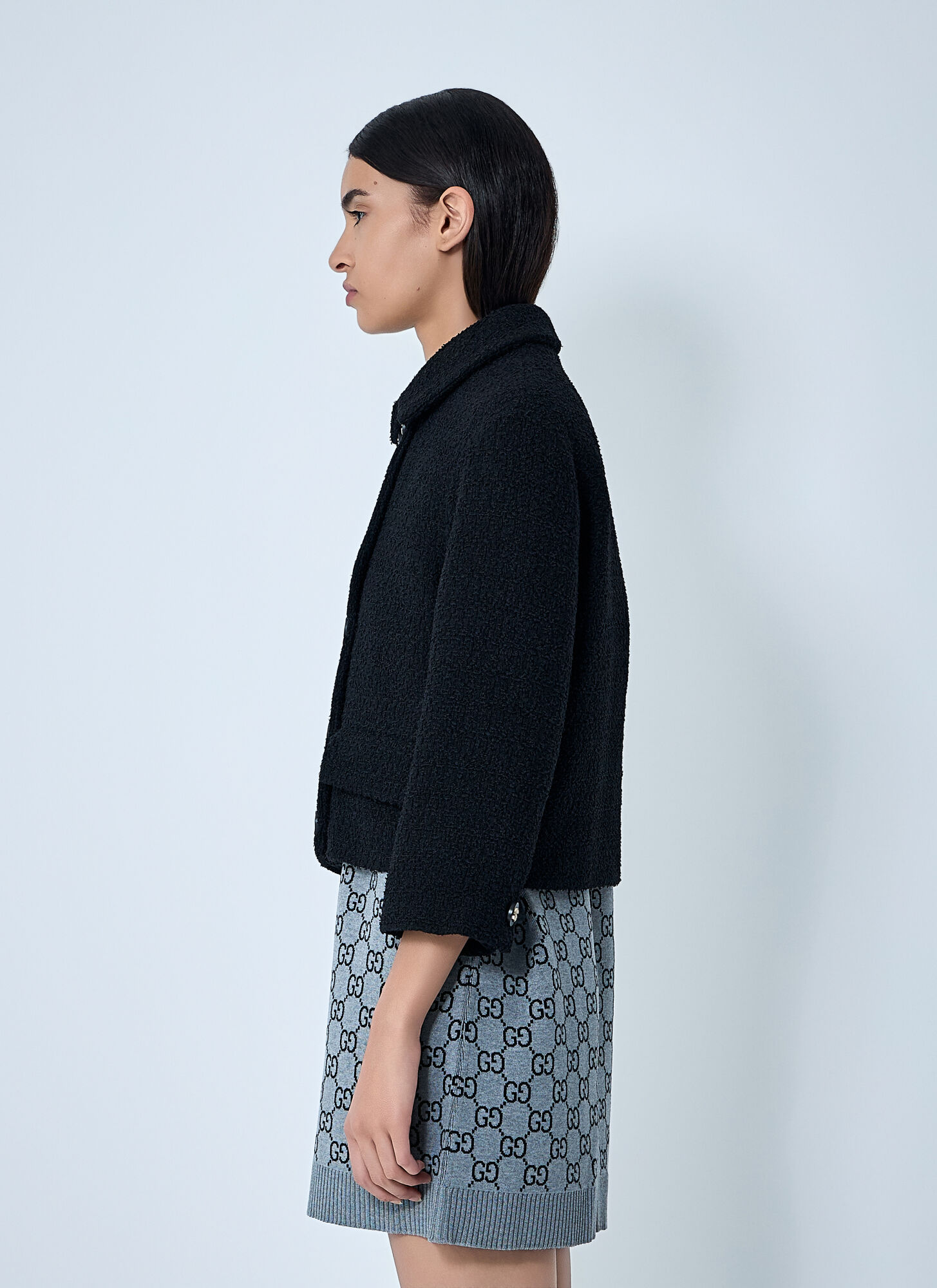  Gucci Gucci Wool-blend Jacket - Frau Jacken Black It - 42 