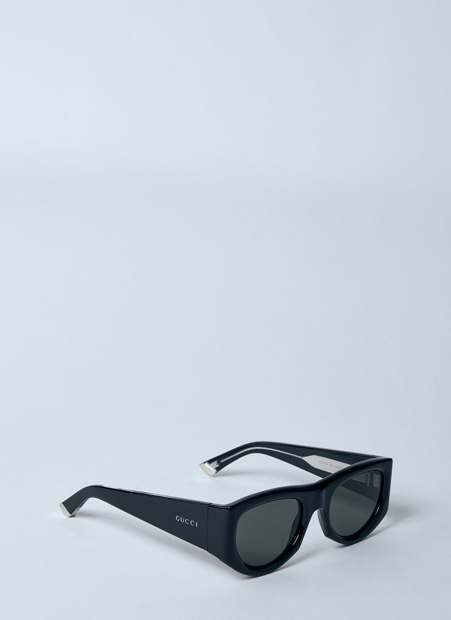 Gucci Rectangular Frame Sunglasses In Black