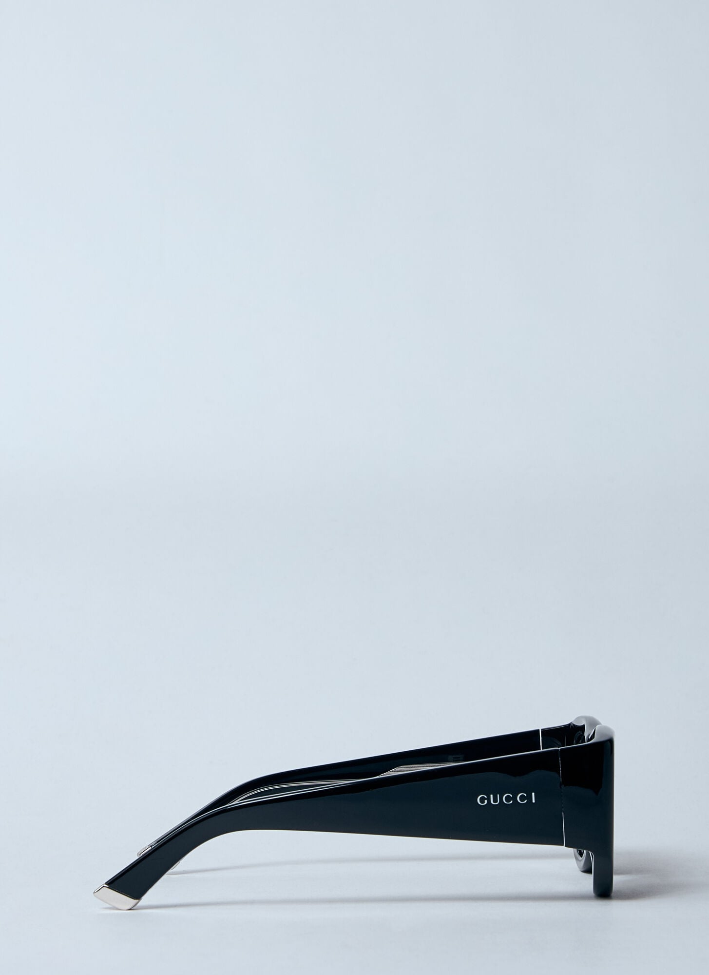  Gucci Gucci Rectangular Frame Sunglasses - Frau Sonnenbrillen Black One Size 
