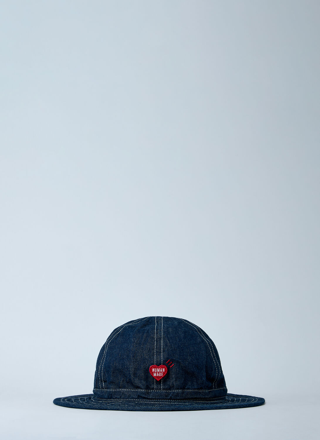 Human Made Logo-motif Denim Bucket Hat