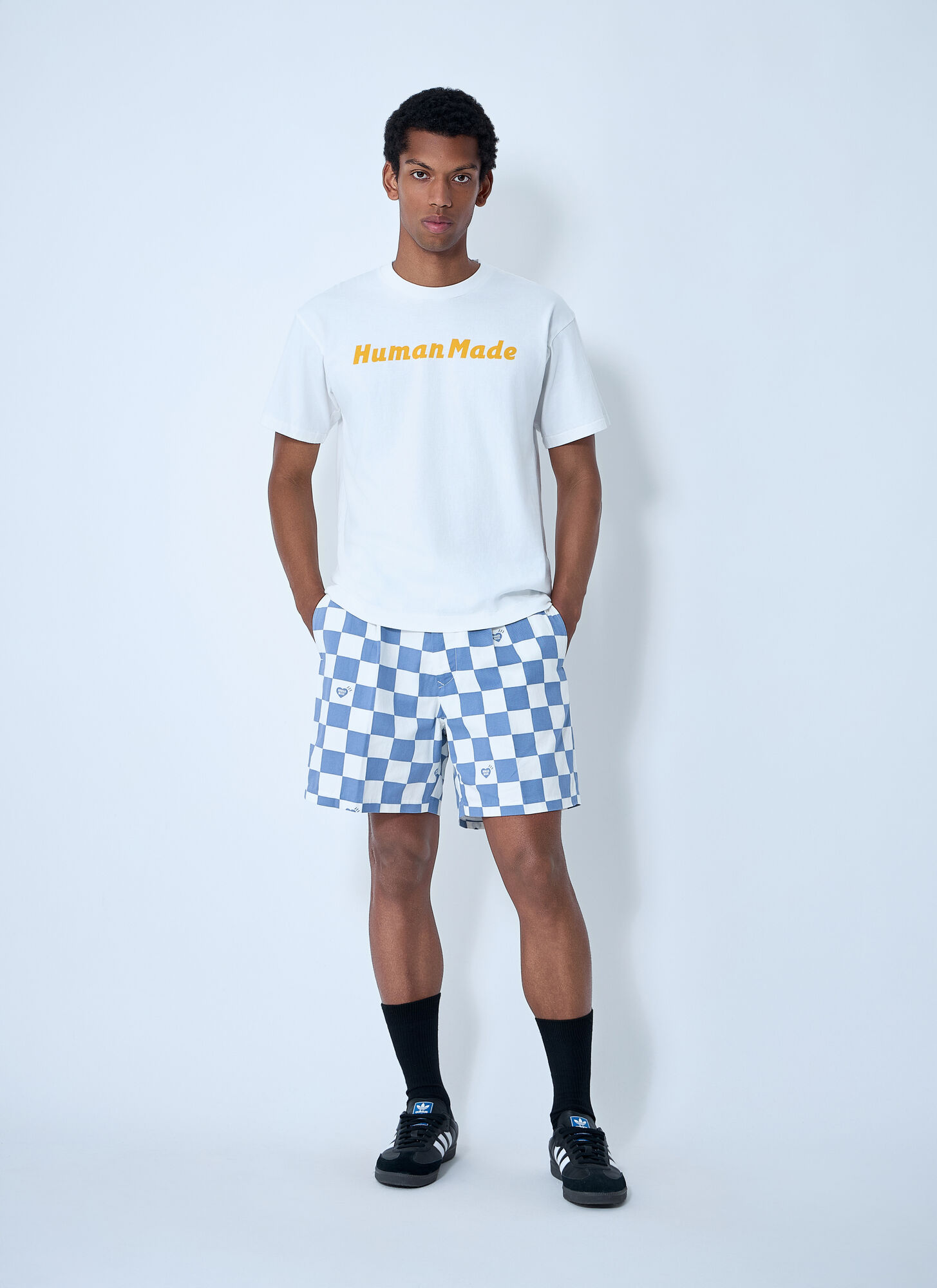  Human Made Human Made Plaid Shorts - Mann Shorts Blue Xl 