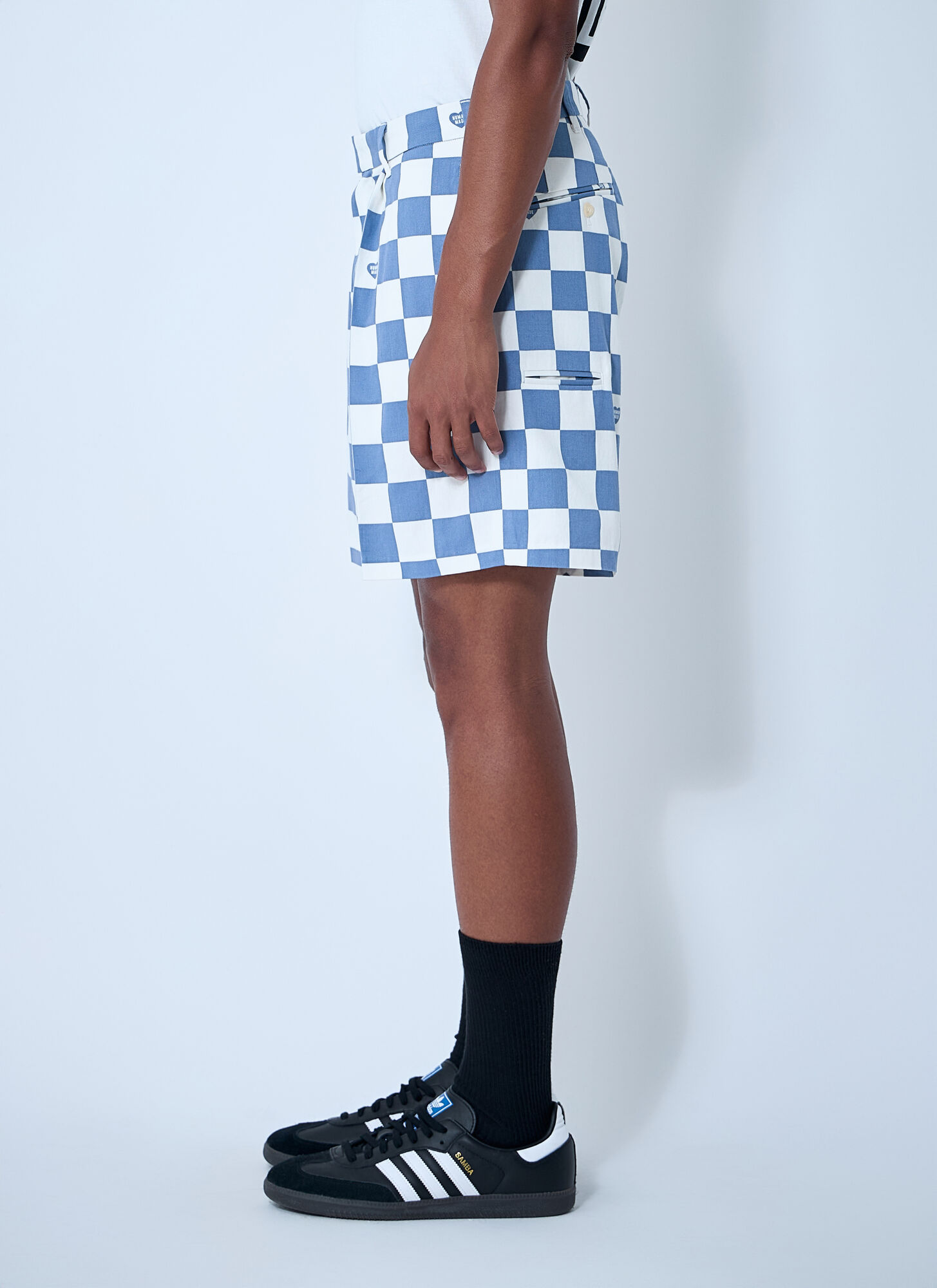  Human Made Human Made Plaid Shorts - Mann Shorts Blue Xl 