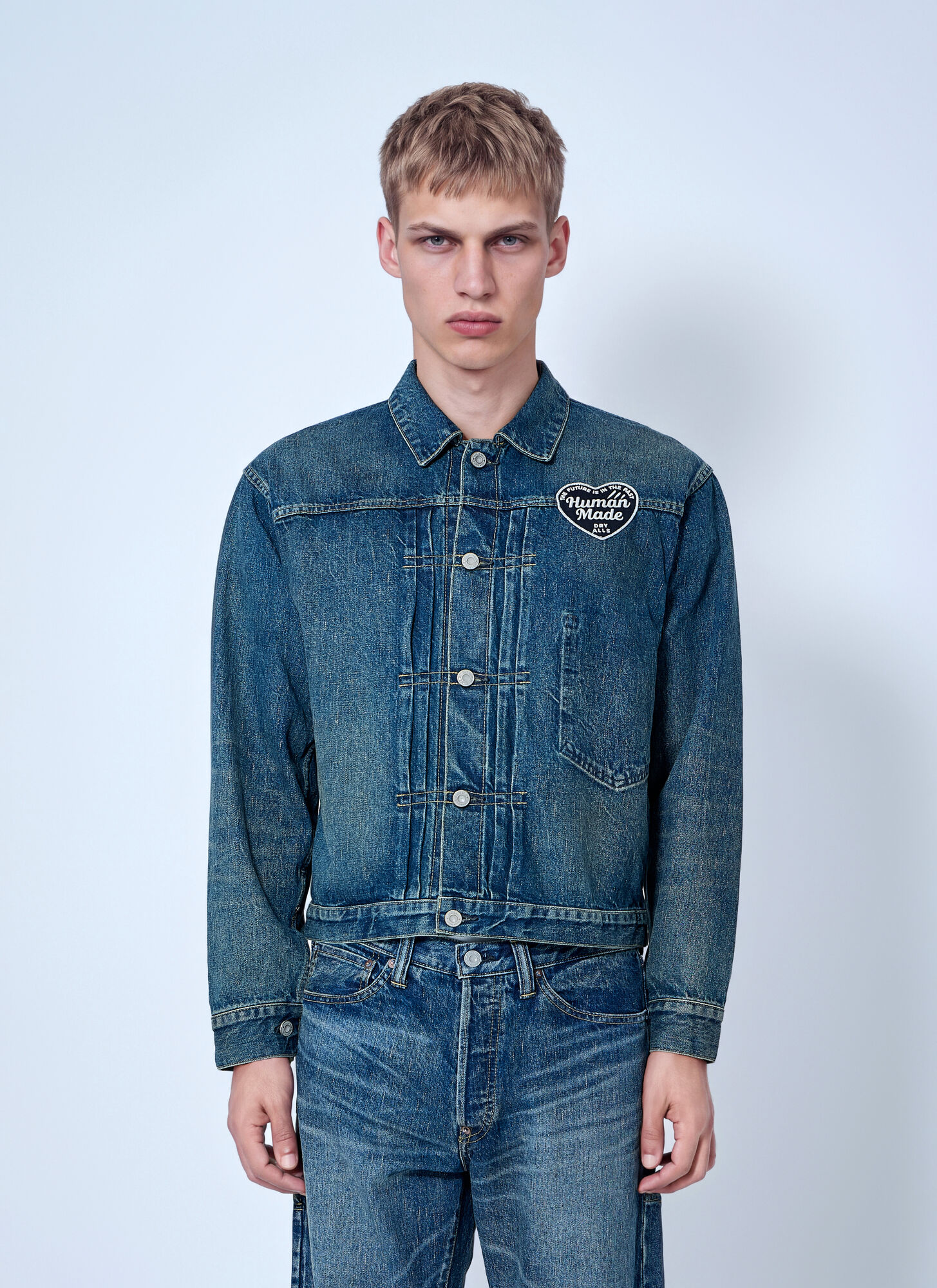 Human Made Denim Work Jacket - Man Jackets Navy Xl