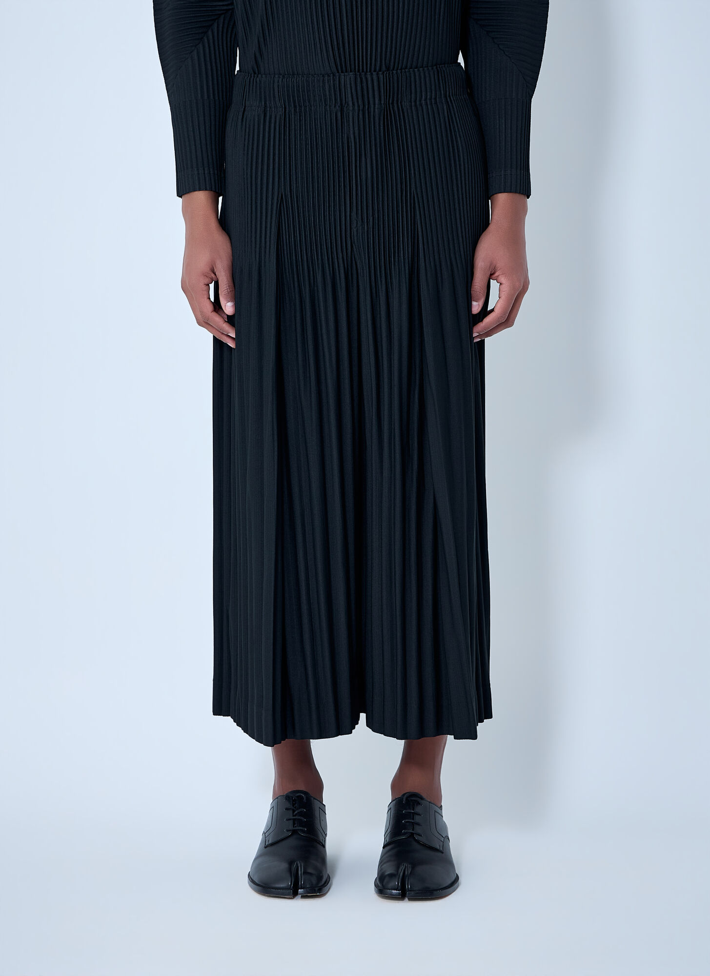Homme Pliss Issey Miyake Pleated Pants - Man Pants Black 2　Homme Plissey Miyake プリーツ パンツ - マン パンツ ブラック 2 Homme