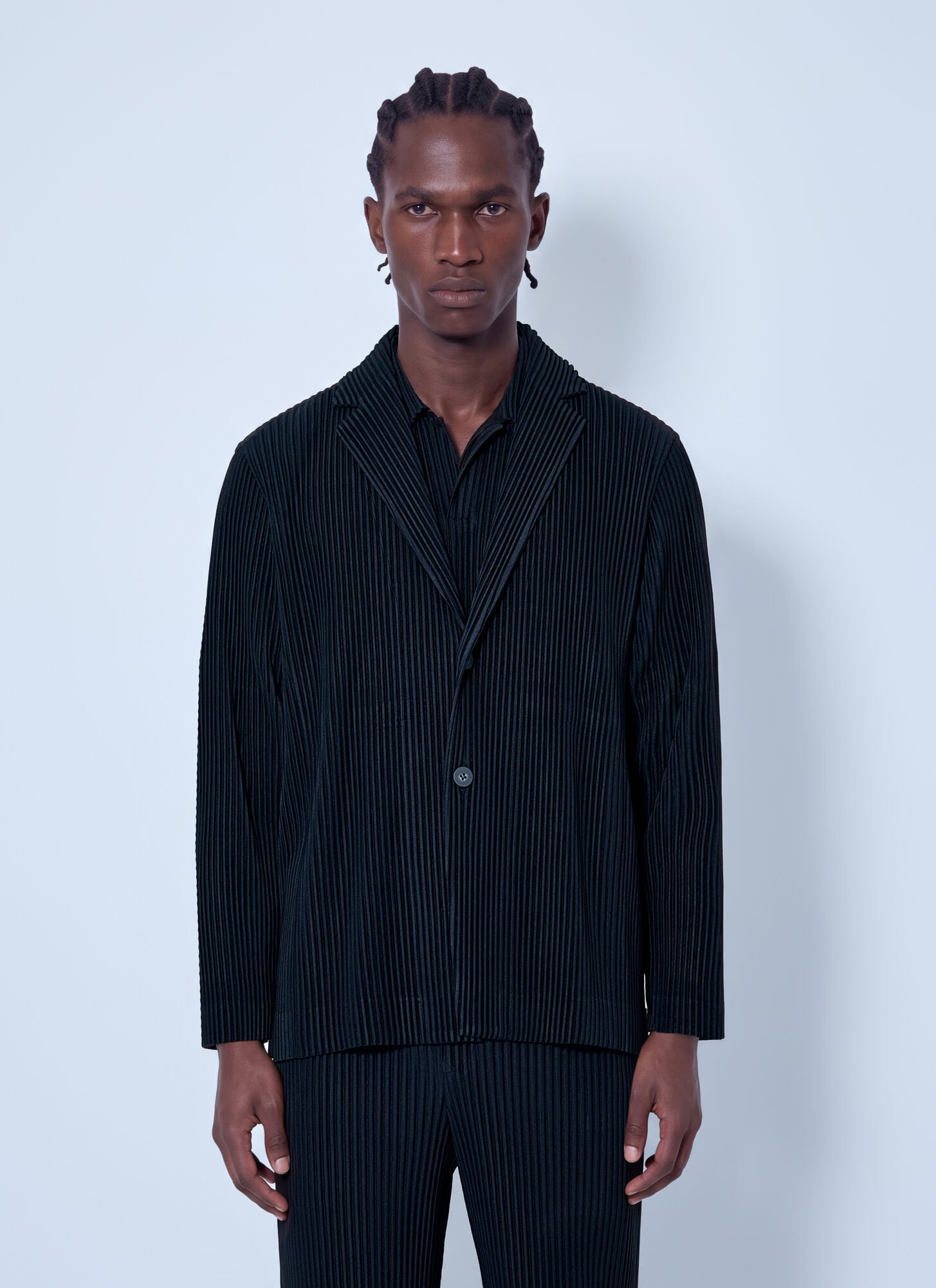Homme Pliss Issey Miyake Basics Jackets - Man Jackets Black 2