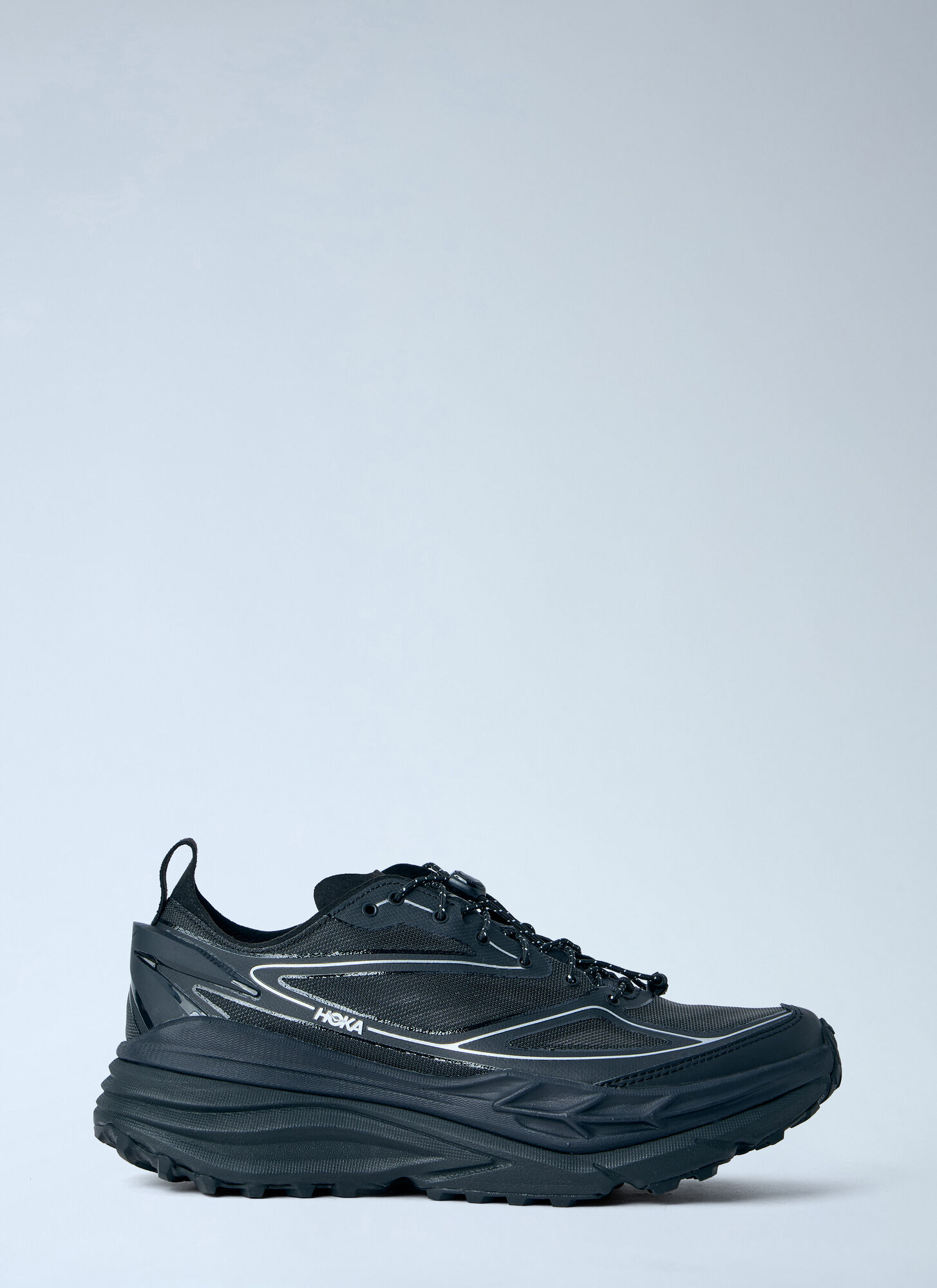 Hoka Men's Black Stinson One7 Sneakers - Man Sneakers Us - 08.5 - Image 1
