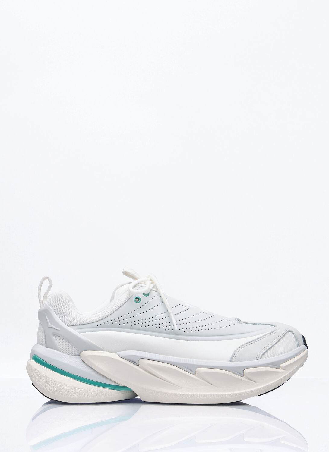 Hoka Elevon X Platform Sneaker In White