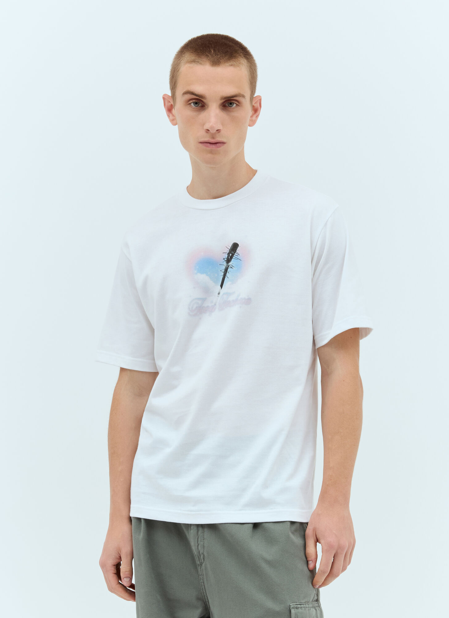  Ice & Techno Ice & Techno Nail Bat T-shirt - Mann T-shirts White Xl 