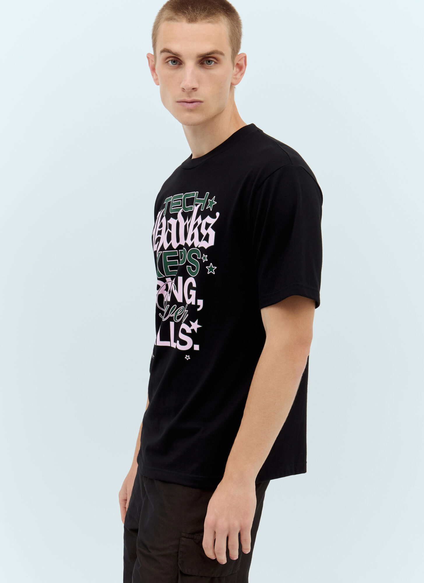  Ice & Techno Ice & Techno Th Fan T-shirt - Mann T-shirts Black M 