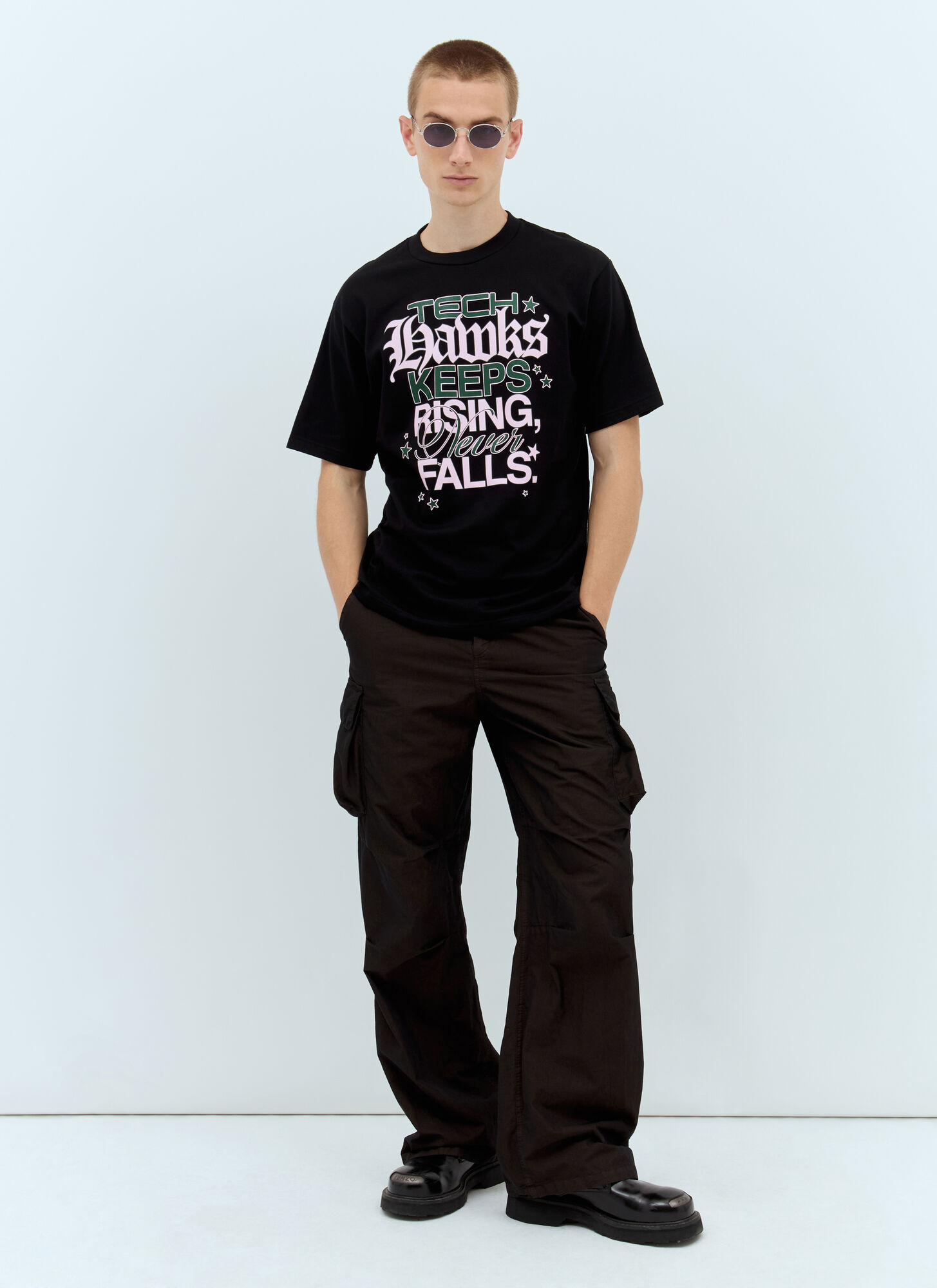  Ice & Techno Ice & Techno Th Fan T-shirt - Mann T-shirts Black M 