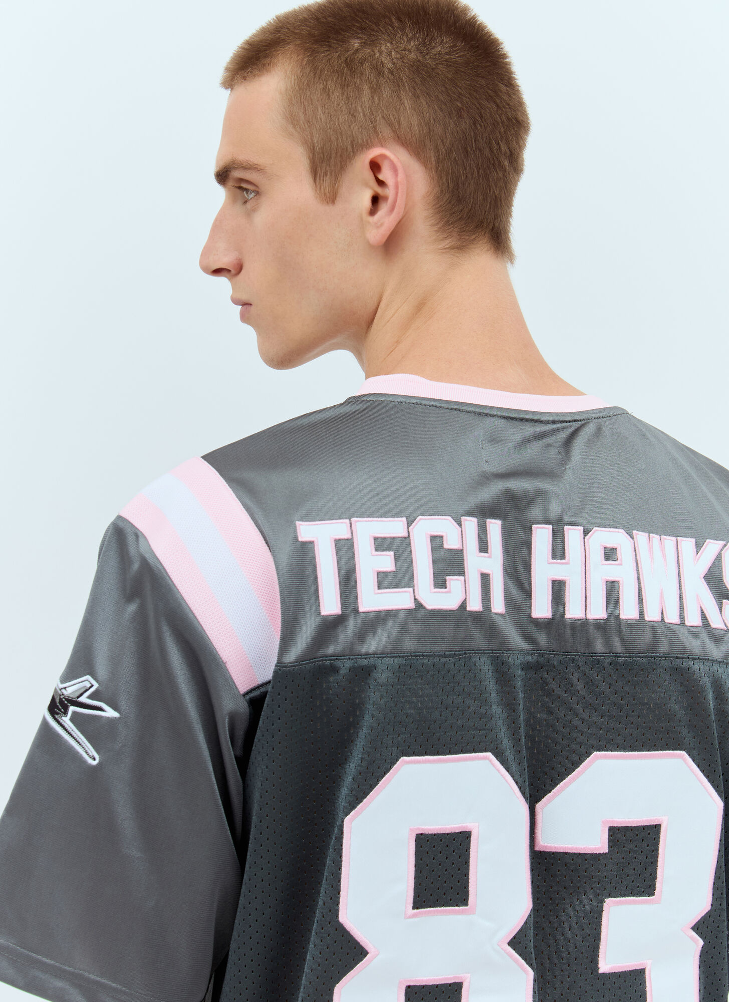  Ice & Techno Ice & Techno Football T-shirt - Man T-shirts Grey L 