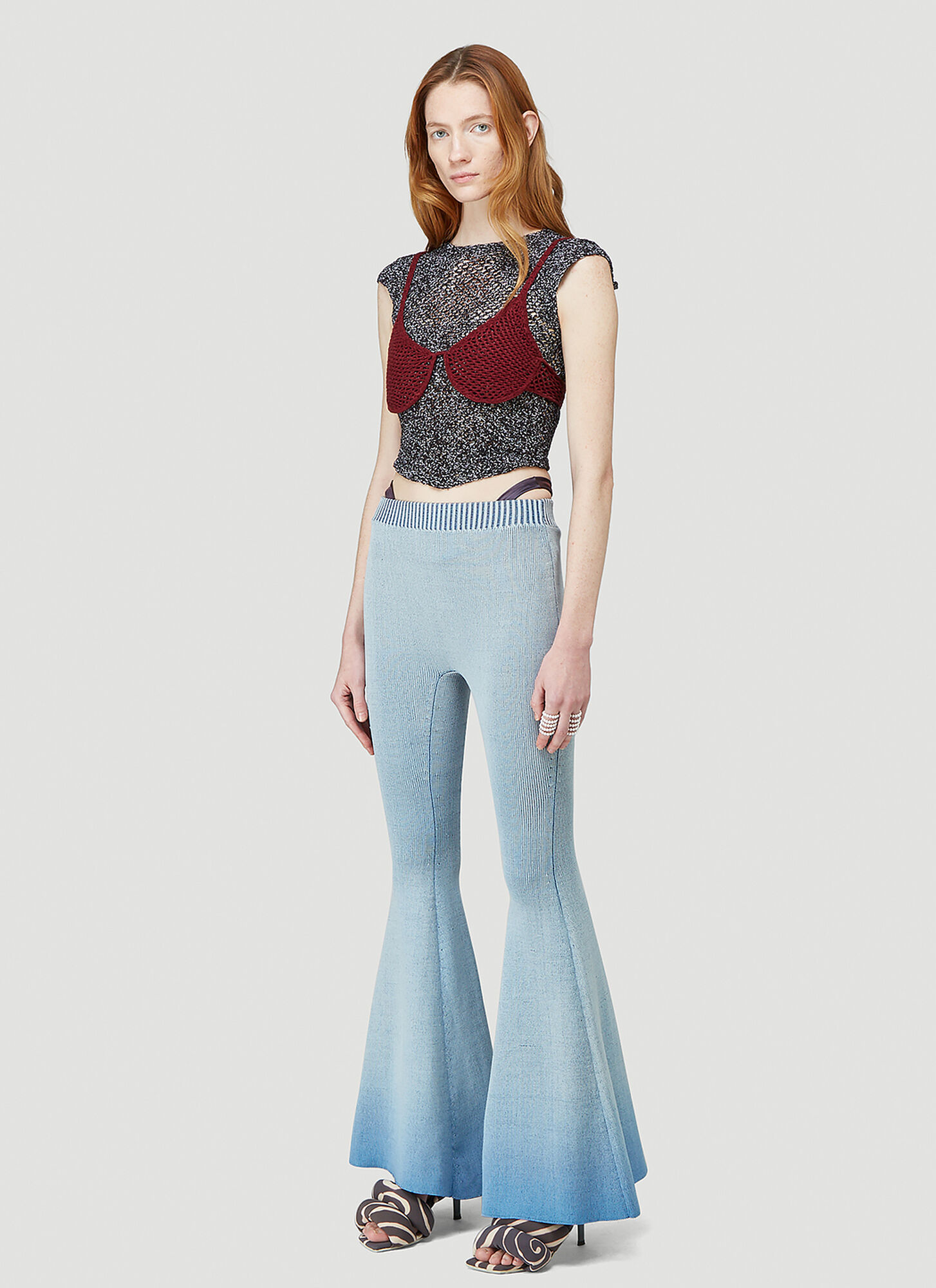  Isa Boulder Isa Boulder Scan Crochet Top - Frau Tops Black L 