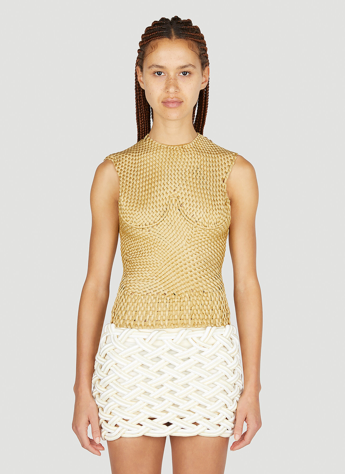 Isa Boulder Women's Gold Arc Top - Woman Tops Xs