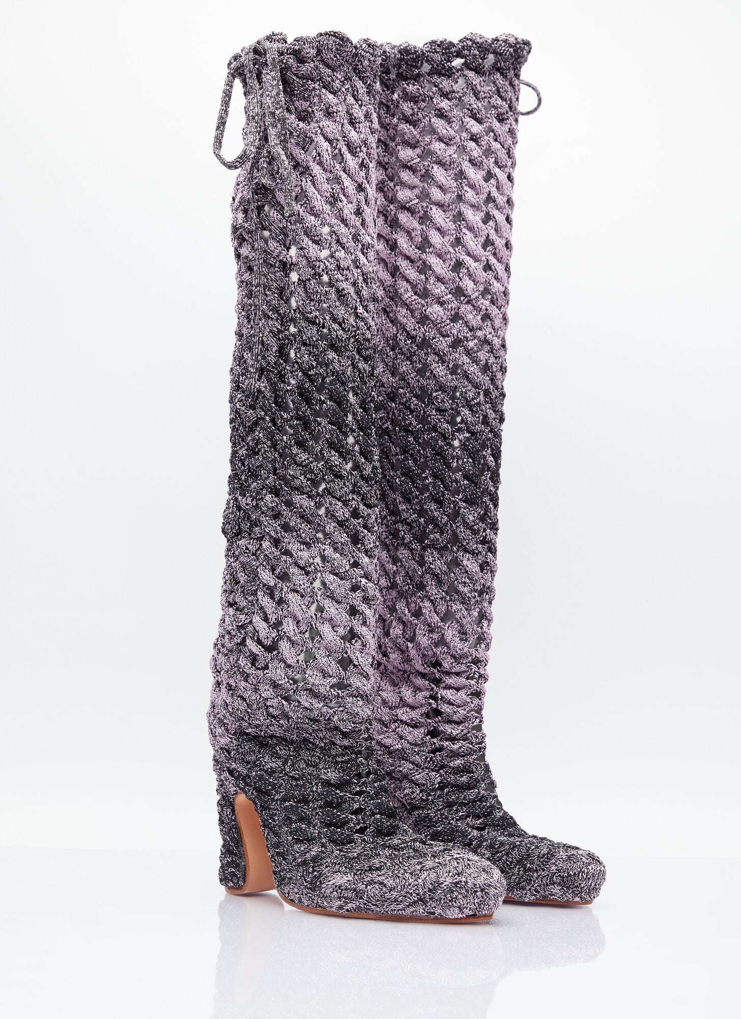  Isa Boulder Isa Boulder Spiral Cable Boots - Frau Stiefel Lilac Eu - 37 