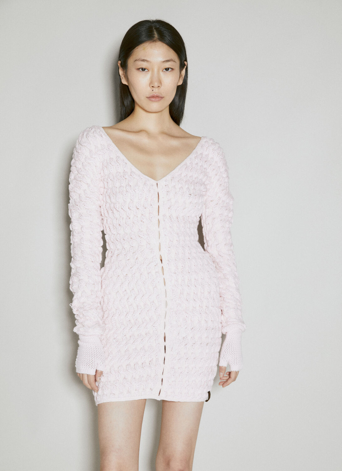 Isa Boulder Cut-out Cereal Mini Dress - Woman Dresses Pink M