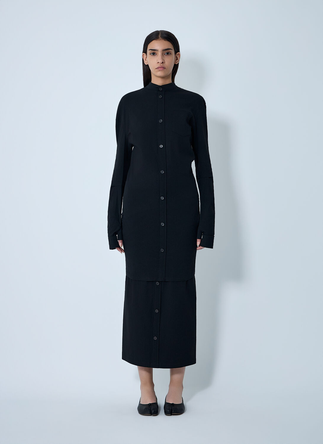 Issey Miyake Women Like Torso Like Shirt In Blue