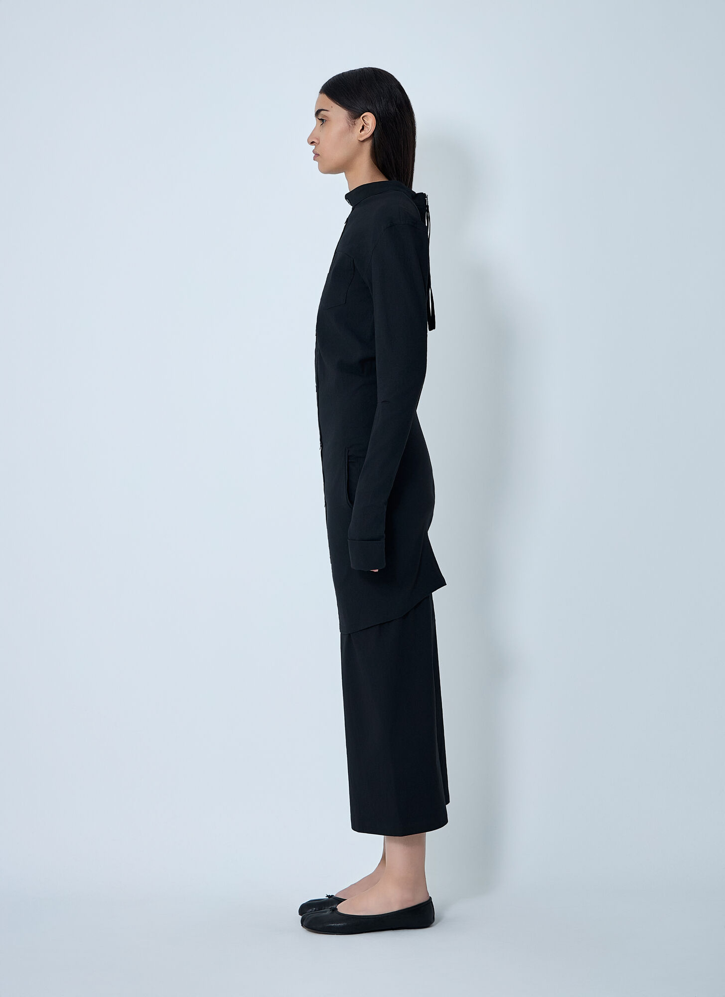  Issey Miyake Issey Miyake Like Torso Like Shirt - Frau Hemden Black 2 