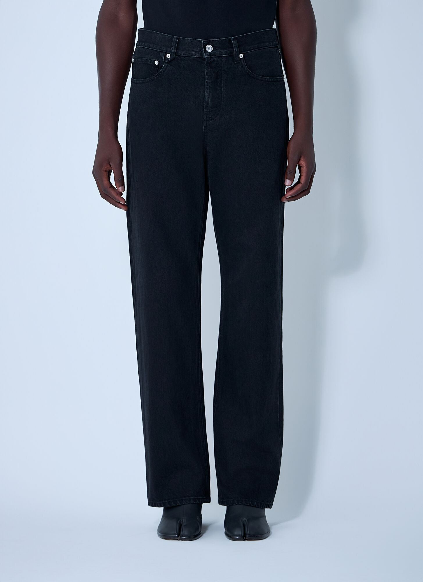Jacquemus Le De-Nimes Droit Jeans - Man Jeans Black 30 - Immagine 1