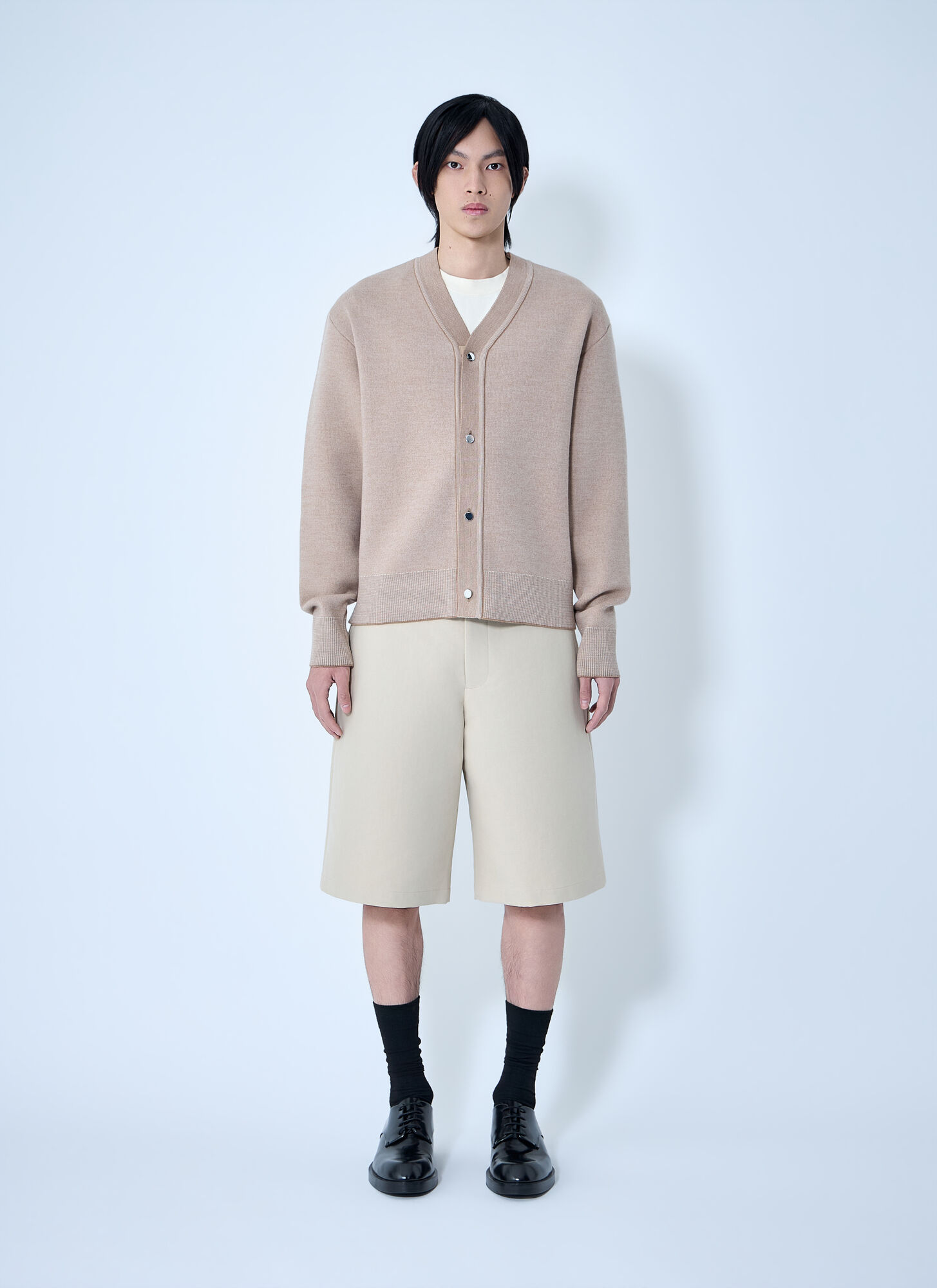  Jacquemus Jacquemus Le Cardigan Doppio - Mann Strick Beige M 