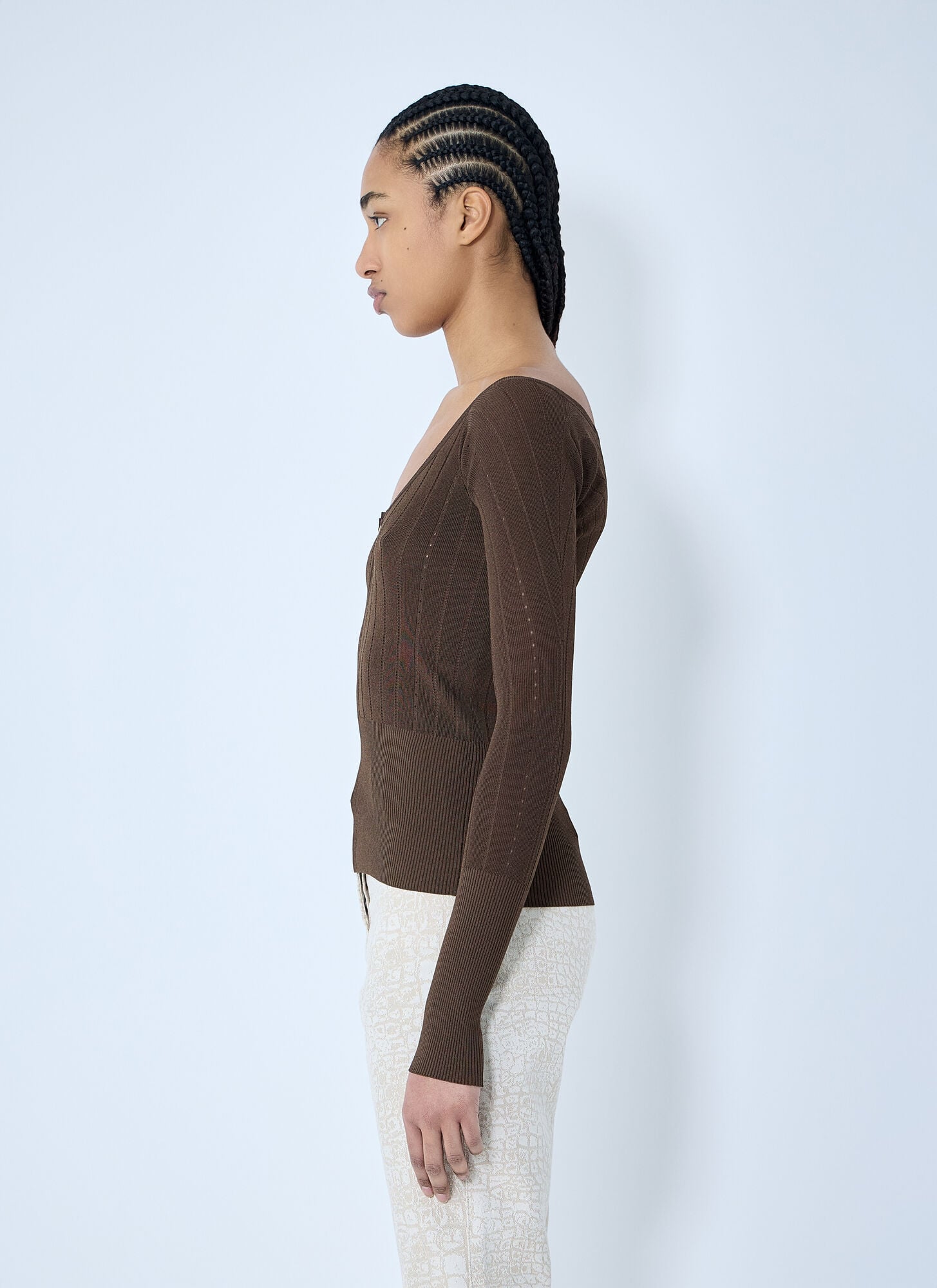  Jacquemus Jacquemus Le Haut Pralu Top - Frau Tops Brown Fr - 40 