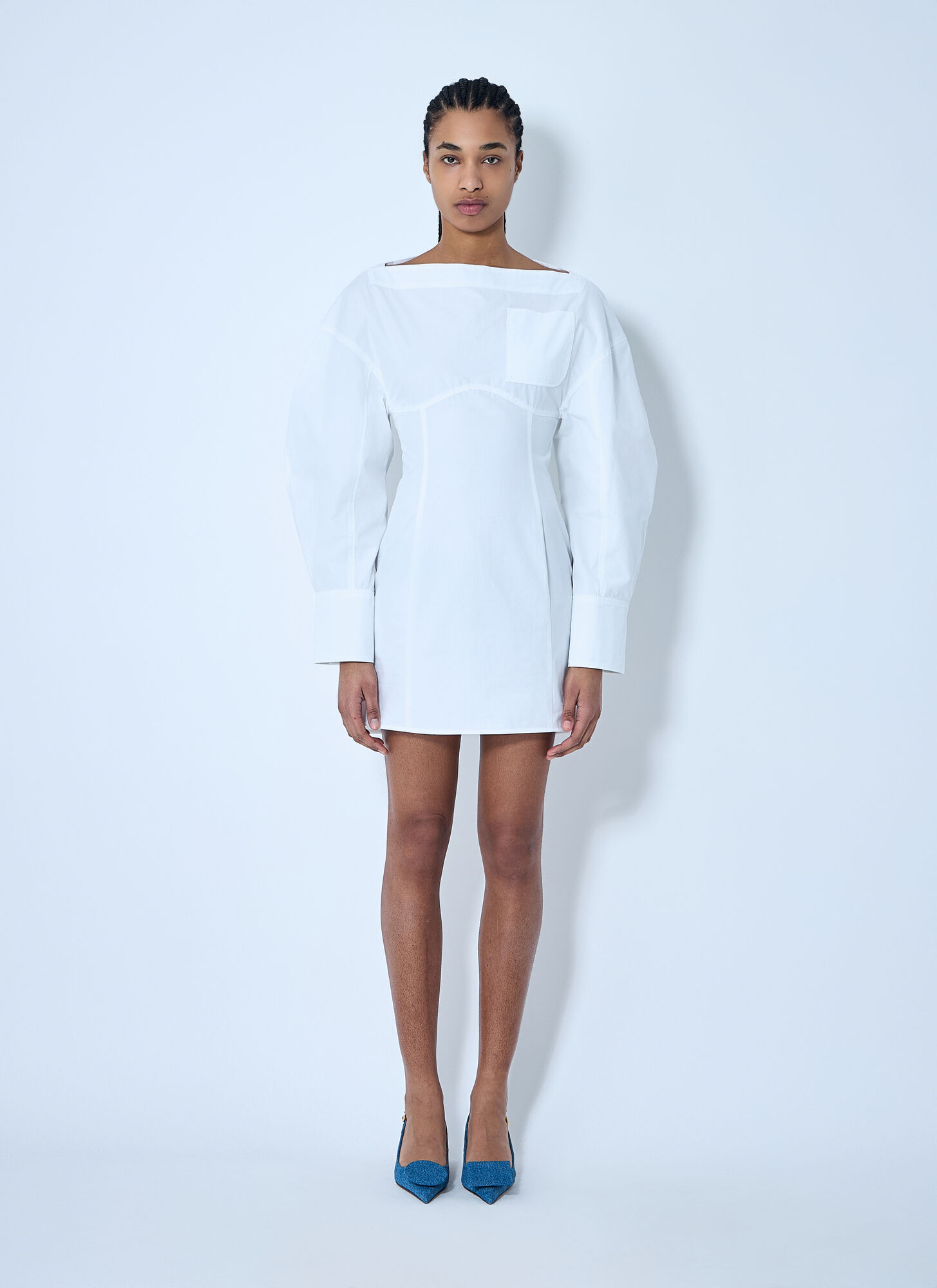 Jacquemus La Robe Chemise Casaco Dress – Woman Dresses White Fr – 36