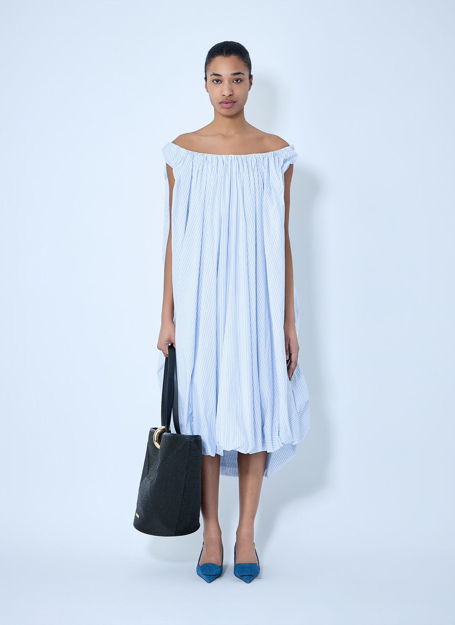  Jacquemus Jacquemus Le Lavande Midi Dress - Frau Kleider Light Blue Fr - 34 