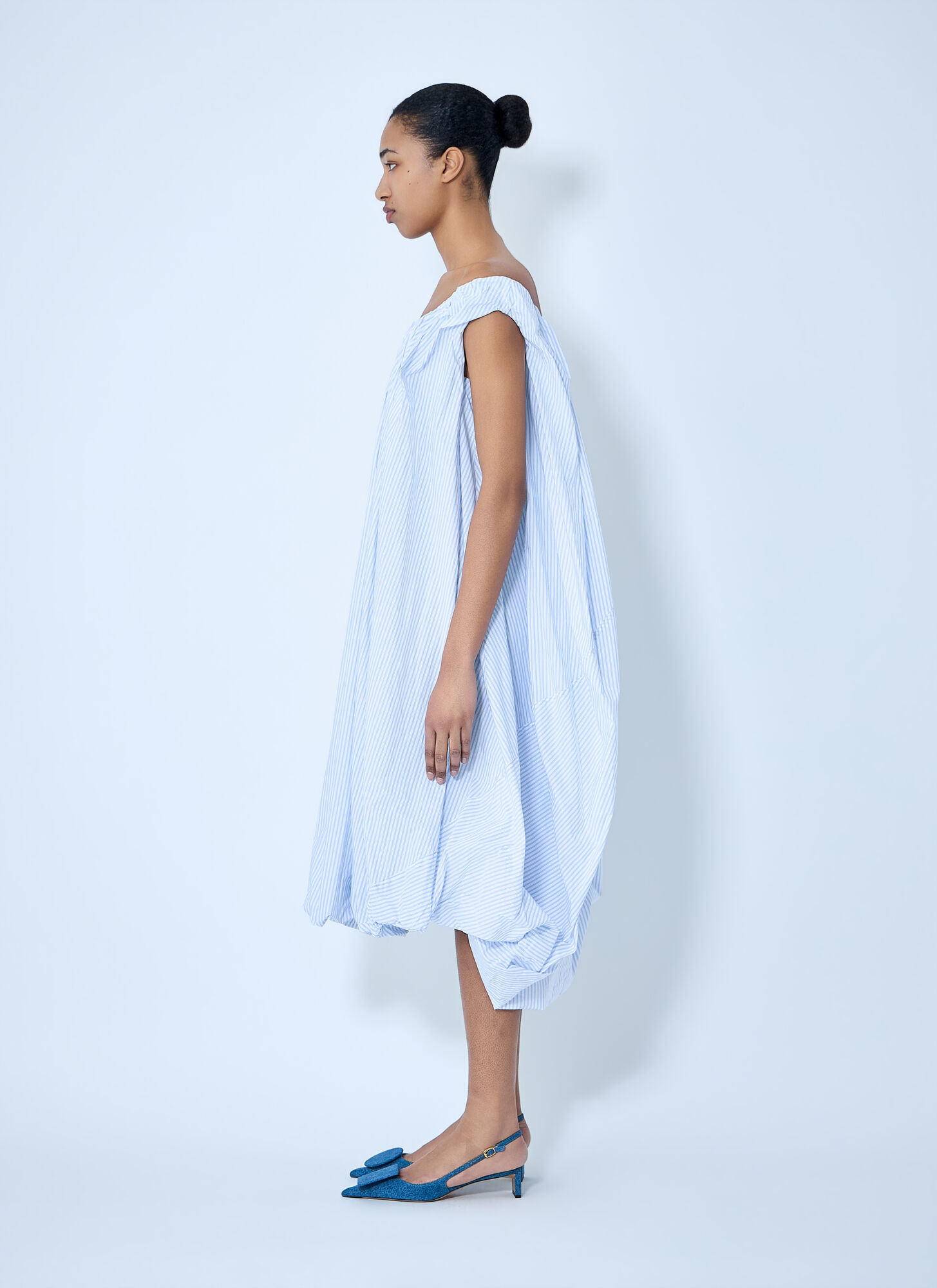  Jacquemus Jacquemus Le Lavande Midi Dress - Frau Kleider Light Blue Fr - 34 