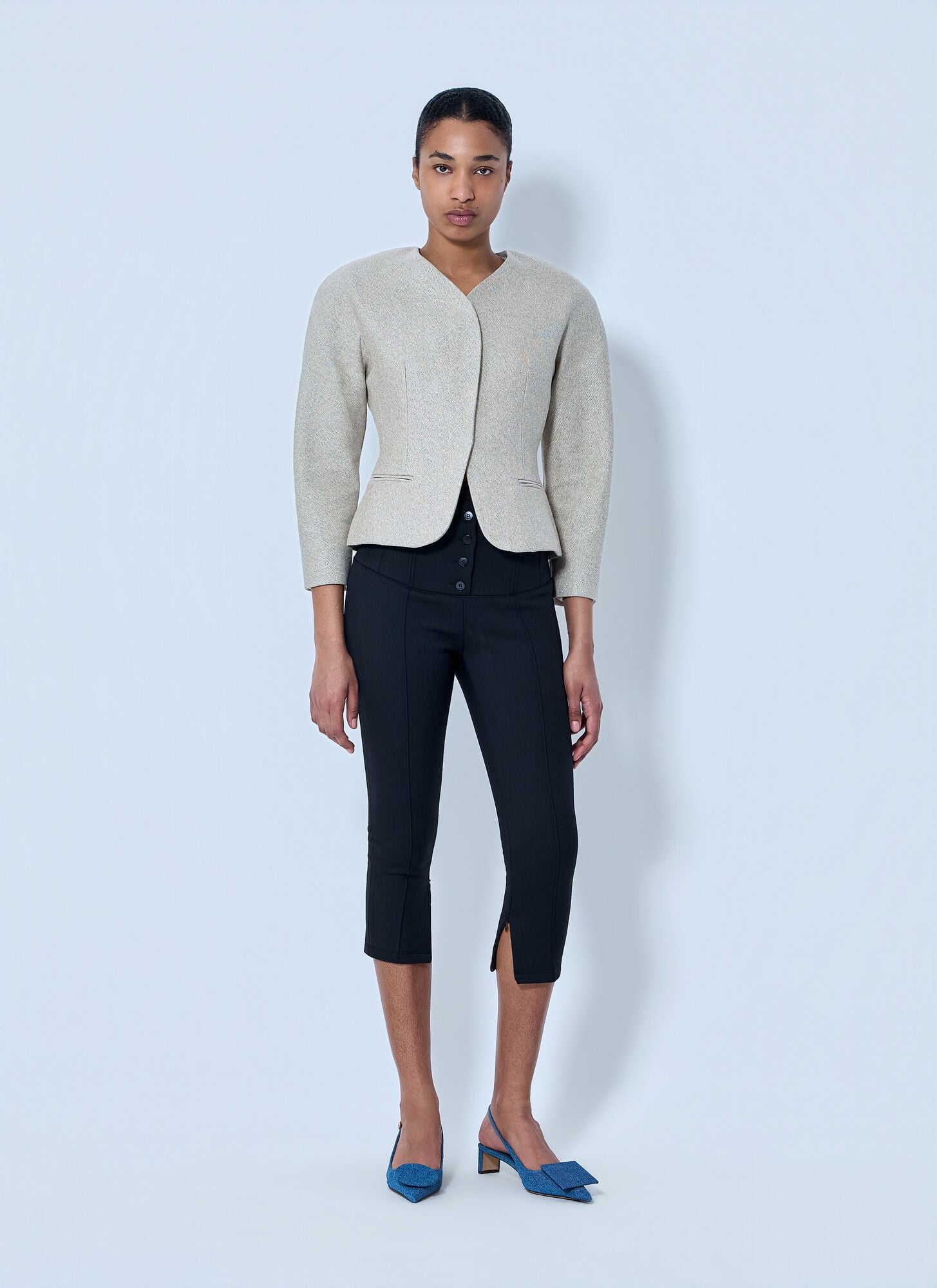  Jacquemus Jacquemus La Petite Veste Ovalo Jacket - Frau Jacken Beige Fr - 36 