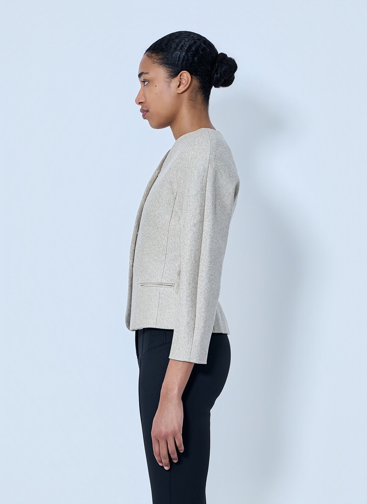  Jacquemus Jacquemus La Petite Veste Ovalo Jacket - Frau Jacken Beige Fr - 36 