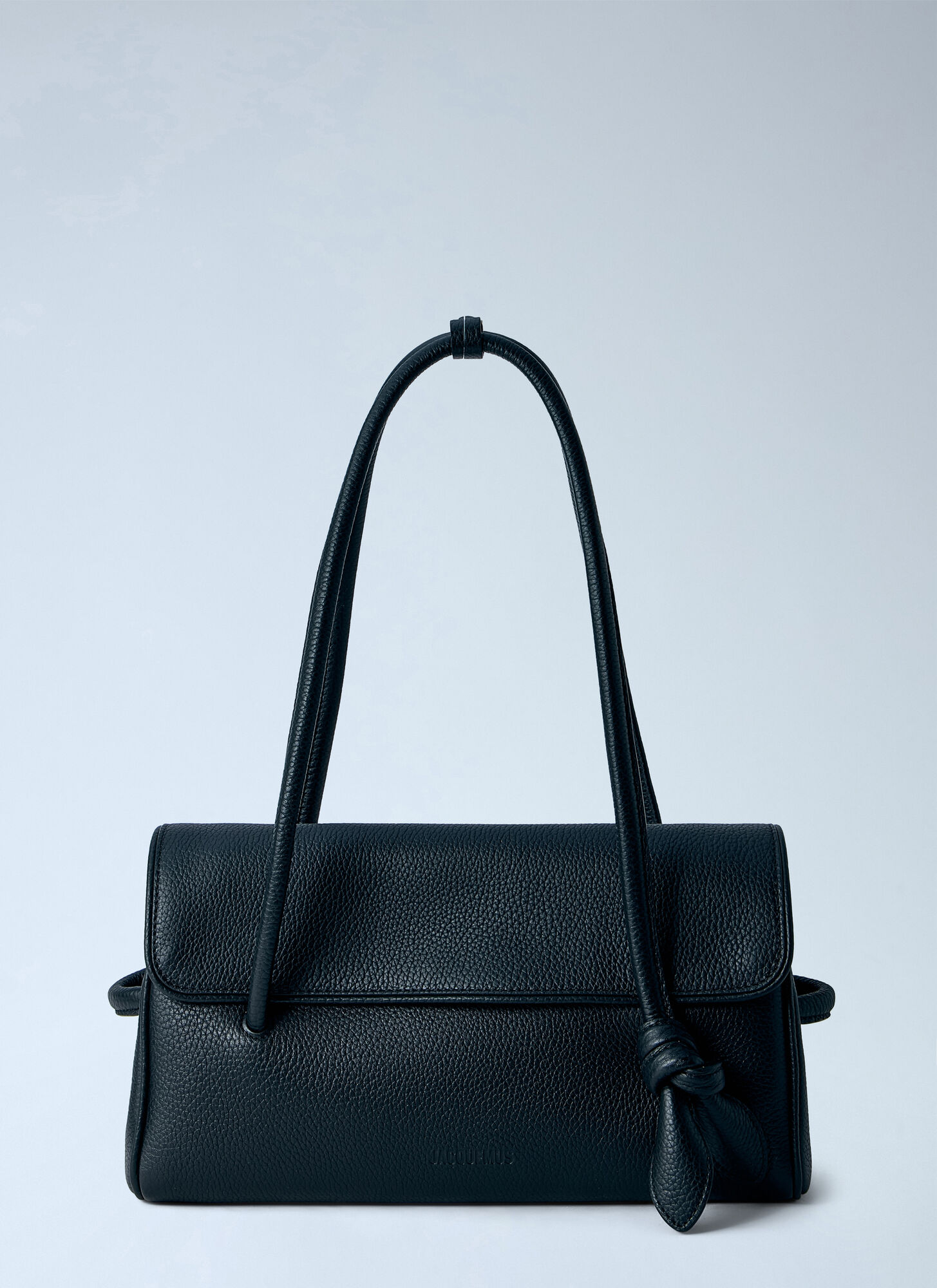 Jacquemus Donna Nero Le Turismo Long In Pelle Martellata - Immagine 4