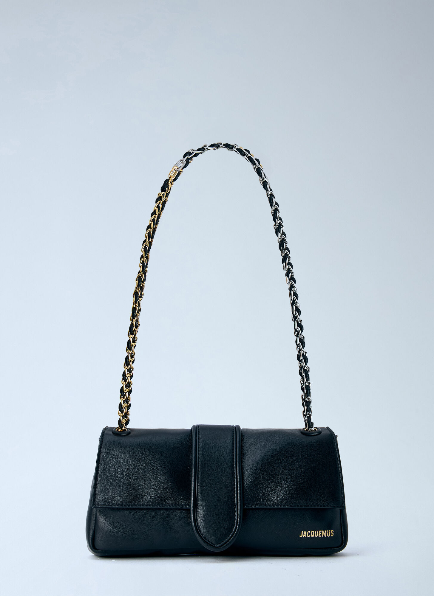 Jacquemus Le Bambino Chaîne Shoulder Bag - Frau Schultertaschen Black One Size - Immagine 1