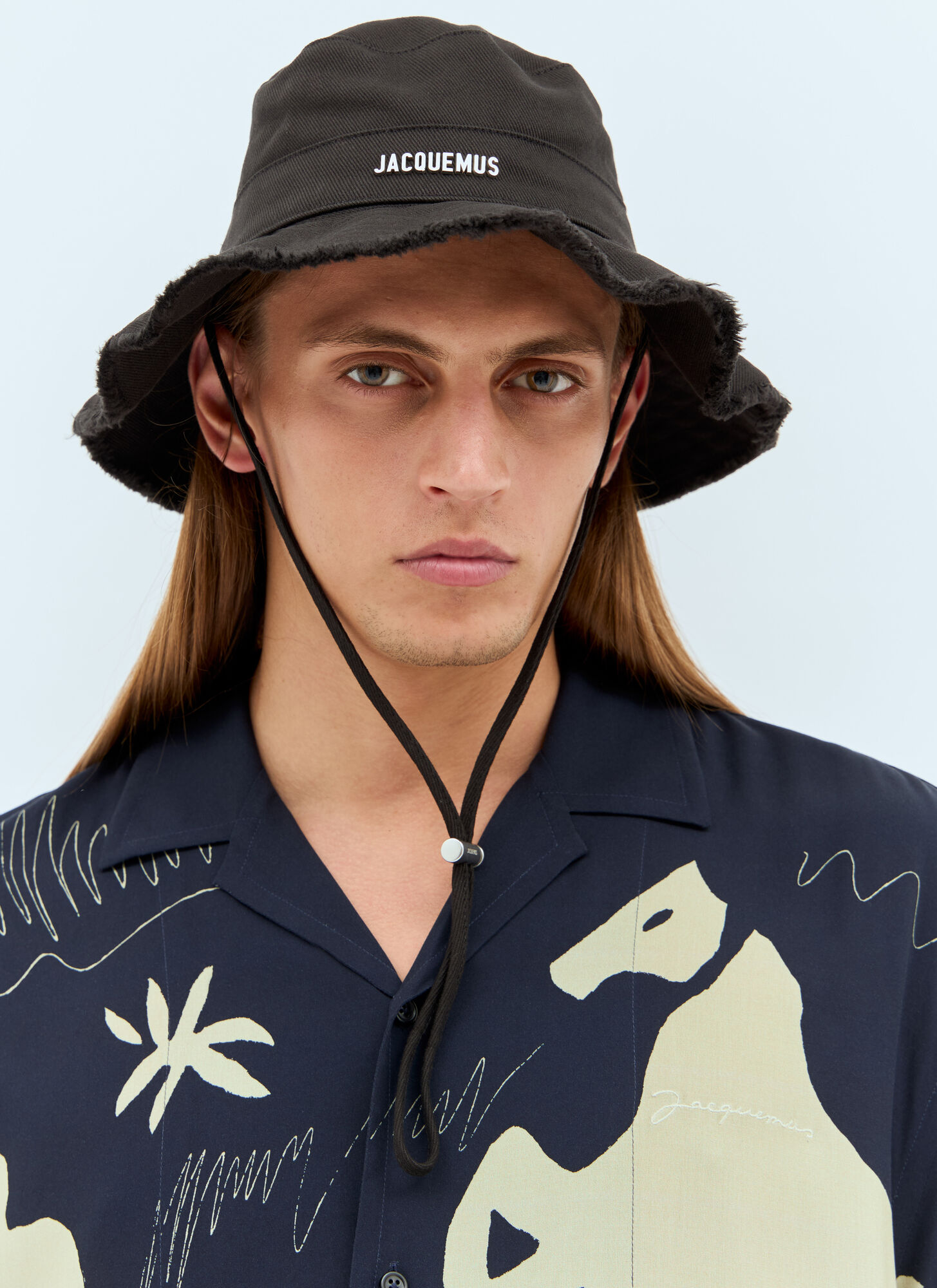 JACQUEMUS Jacquemus Le Bob Artichaut Hat -  Hats Black 56　Jacquemus Le Bob アーティチョーク ハット - 帽子 ブラック 56